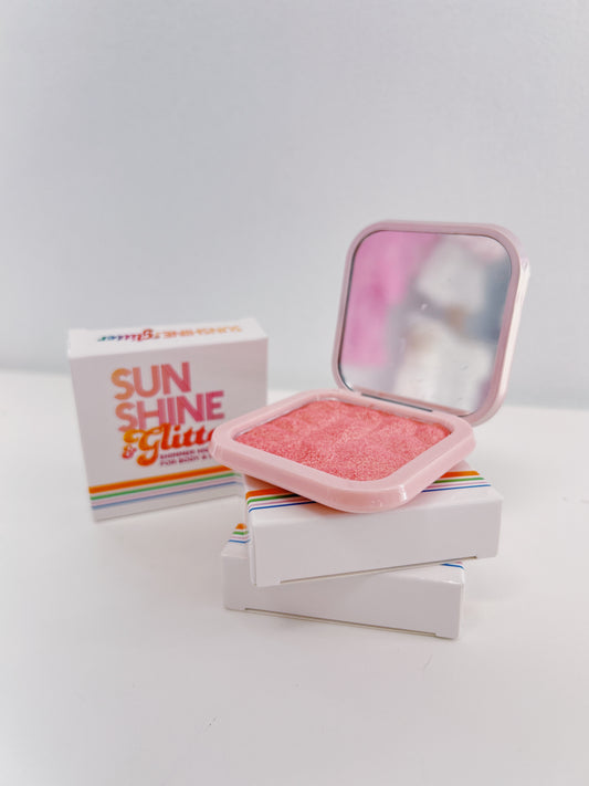 Sunshine & Glitter Highlighter Shimmer Compact
