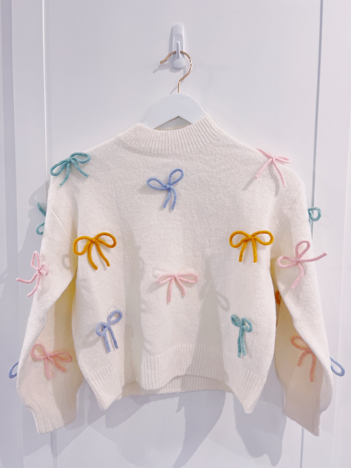 Love Daisy Pastel Bow Sweater
