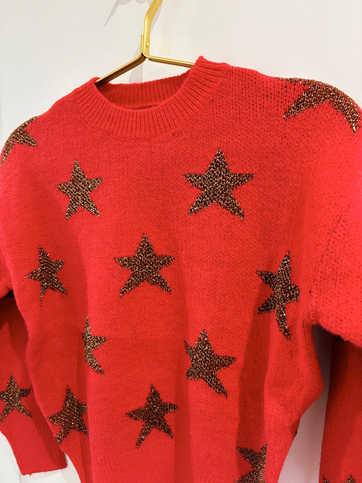 Molly Bracken Red Star Sweater