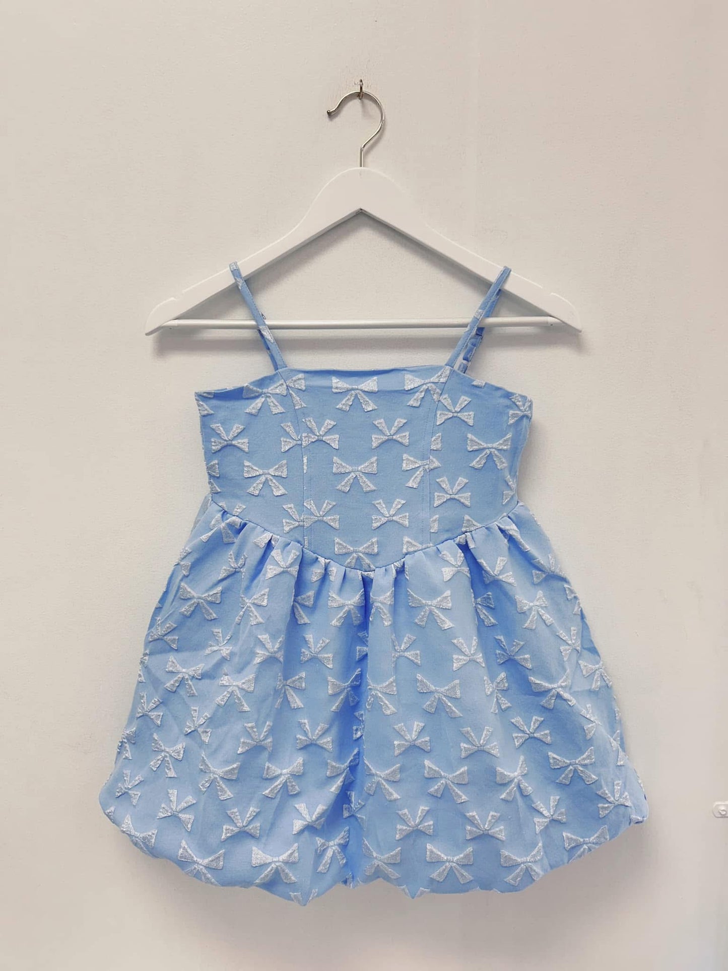 Tweenstyle Blue Bows Balloon Dress
