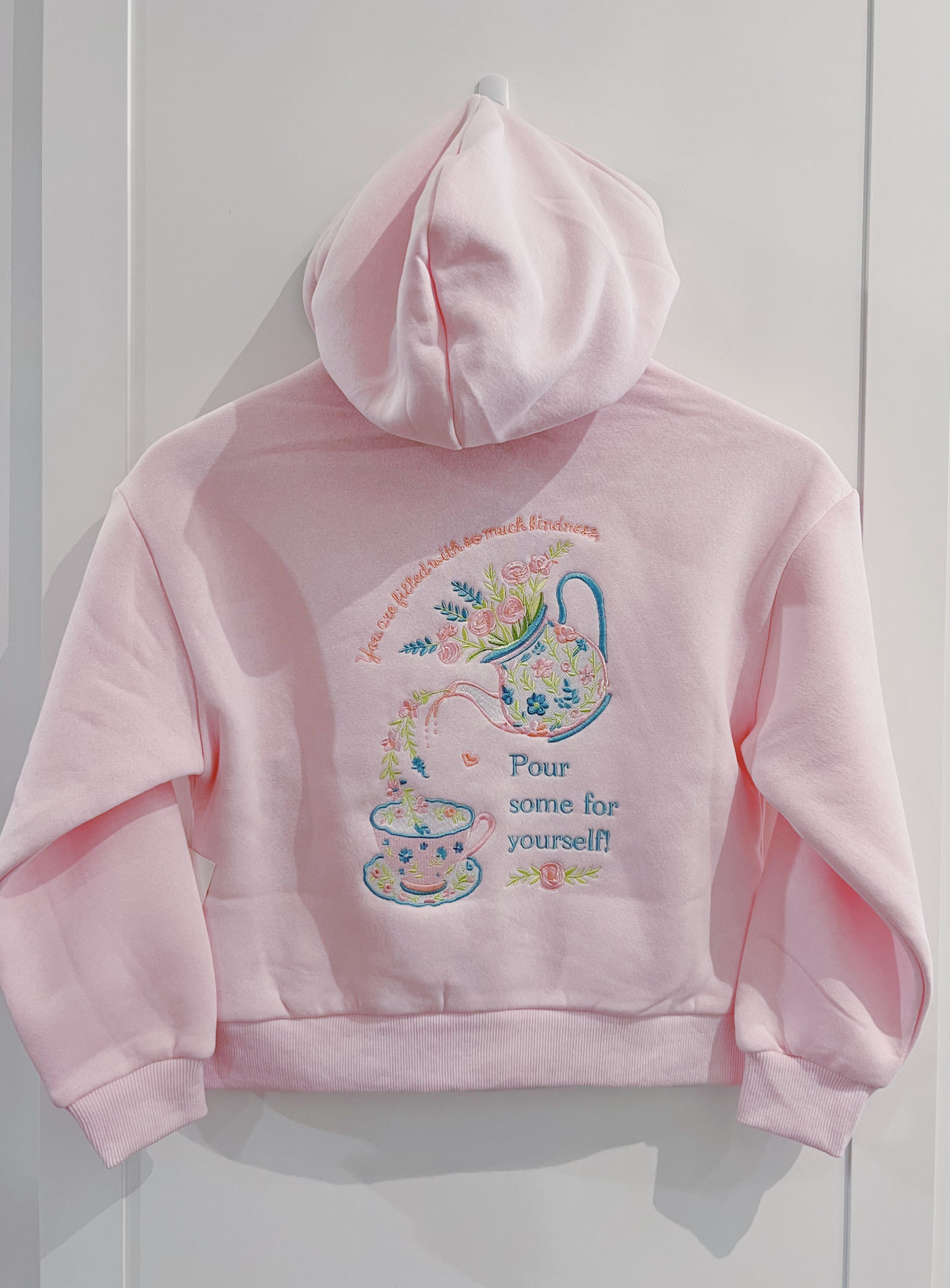 Happy Camp3r Baby Pink Pour Kindness Hoodie