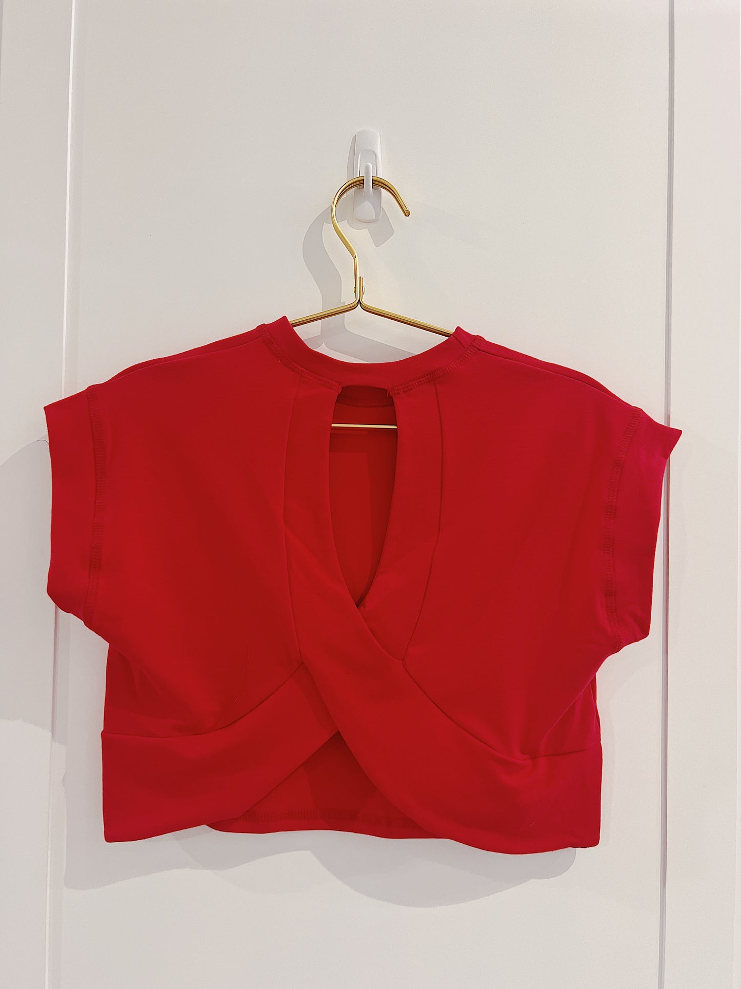Open Back Top- Red