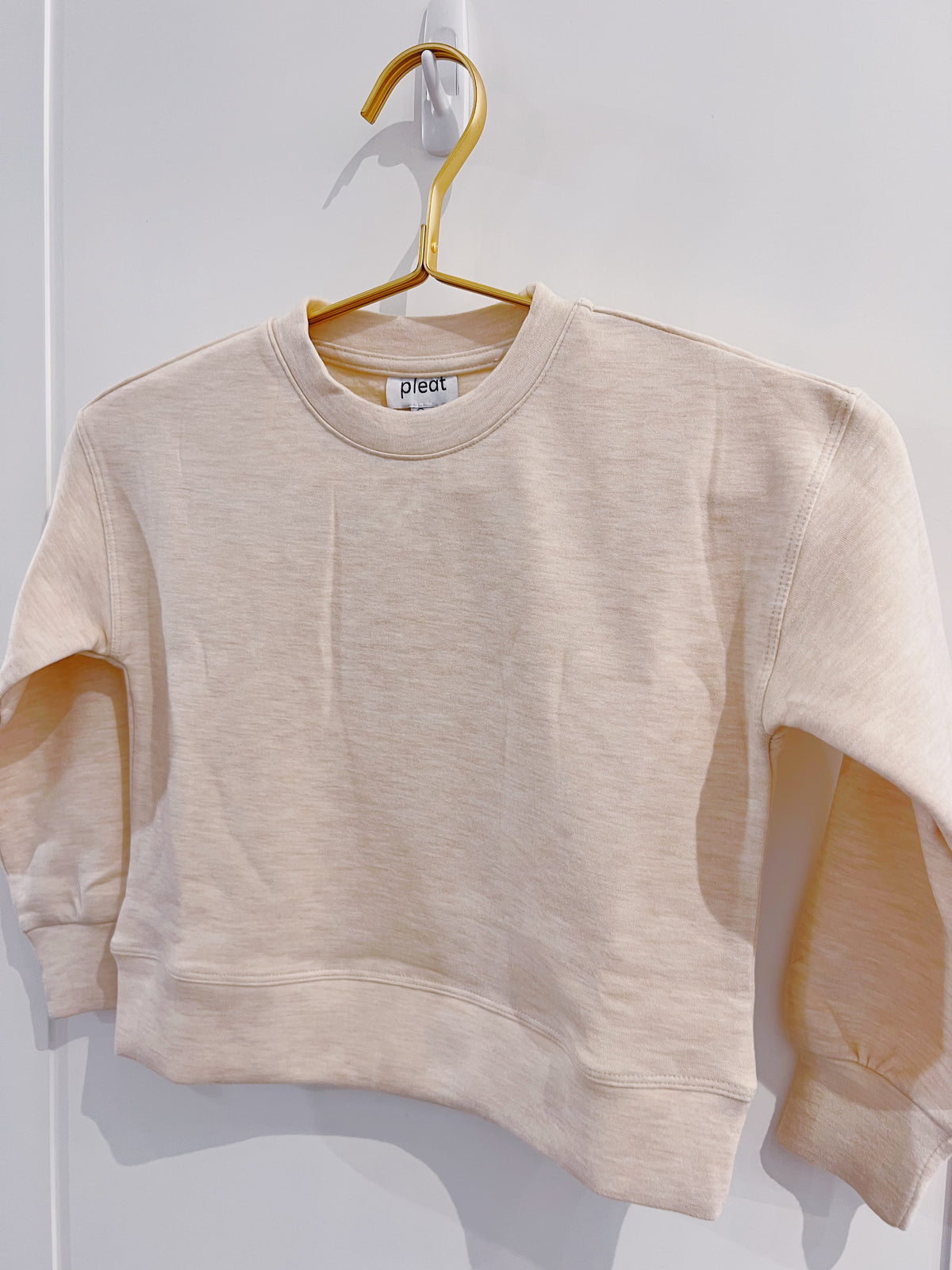 Pleat Sugar Cookie Darby Sweatshirt