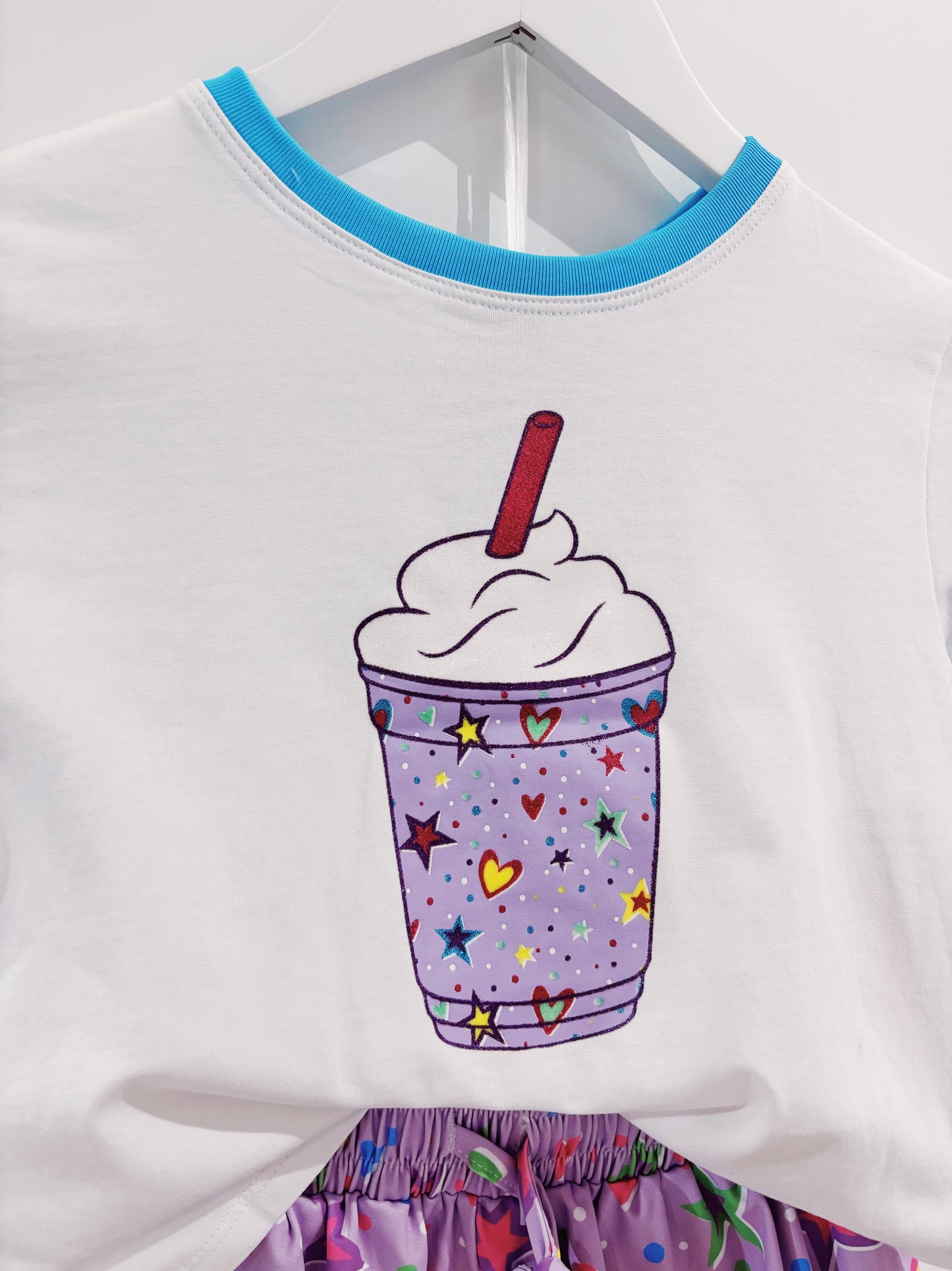 Azarhia Glitter Frappe Boxy Tee