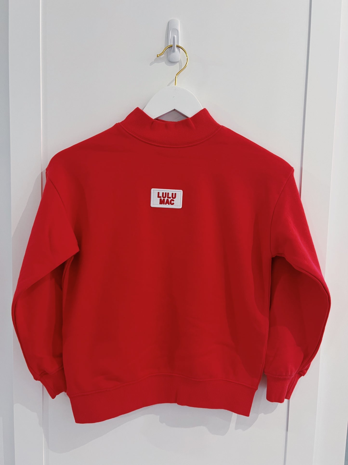 LuLu Mac Kid Terry Cloth Top- Red