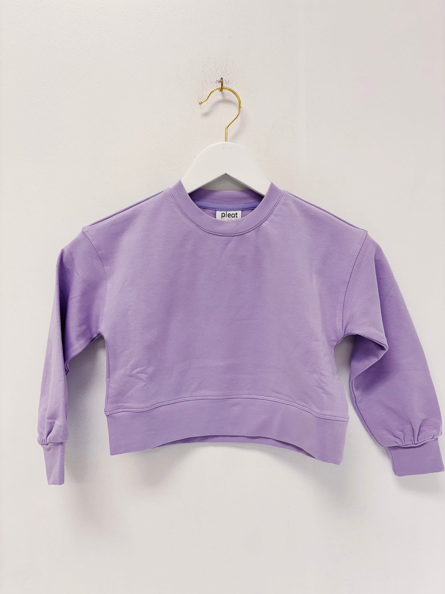 Pleat Purple Dora Sweatshirt