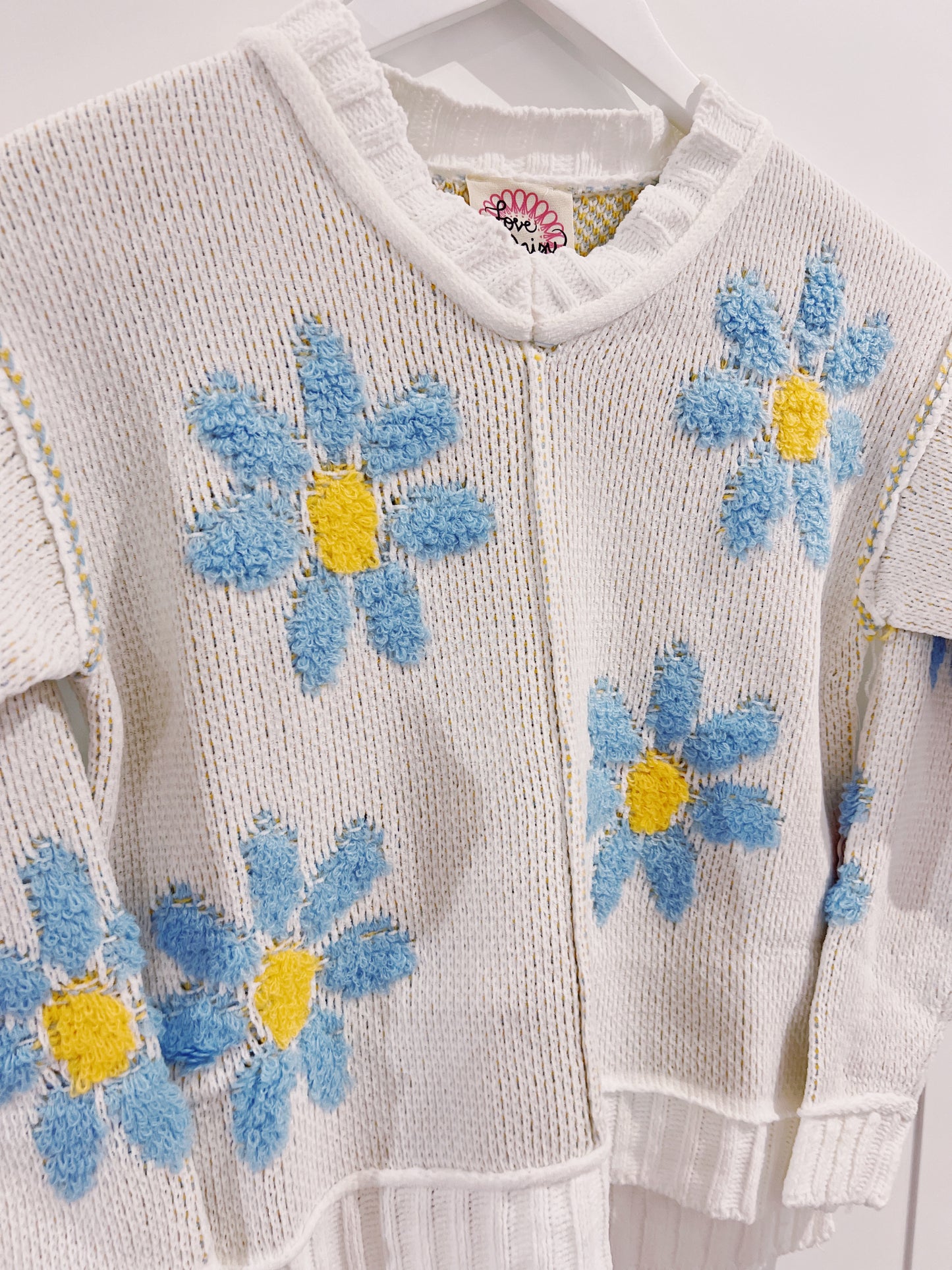 Love Daisy Fuzzy Daisy Sweater