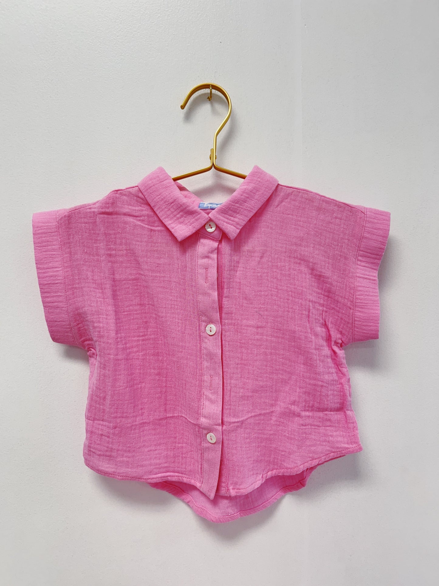 Pleat Party Pink Courtney Top