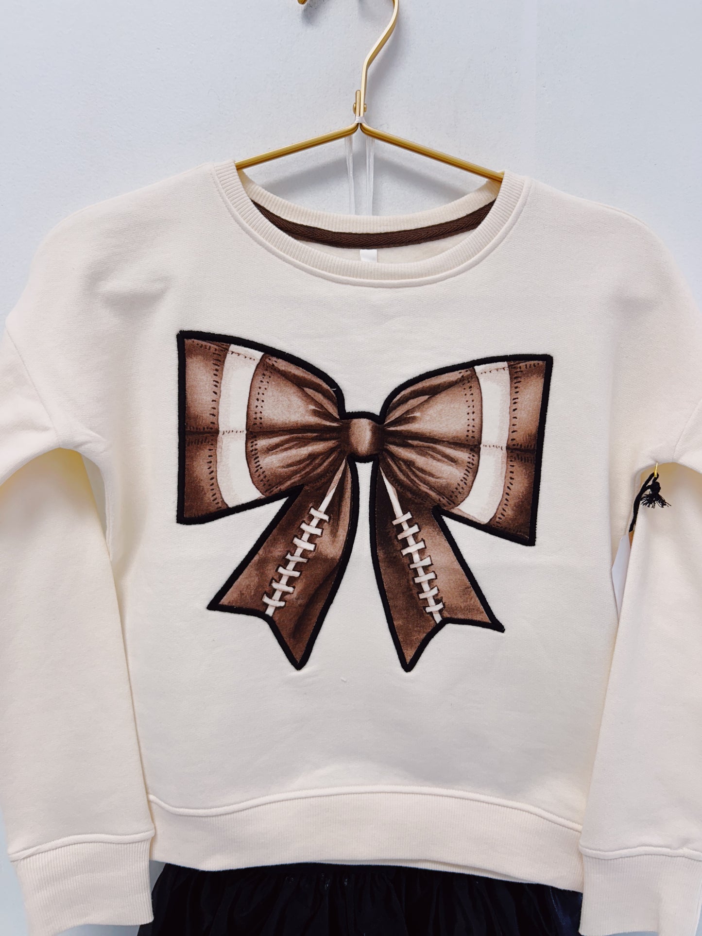 Sweet Soul Gardenia Bow Patch Sweatshirt