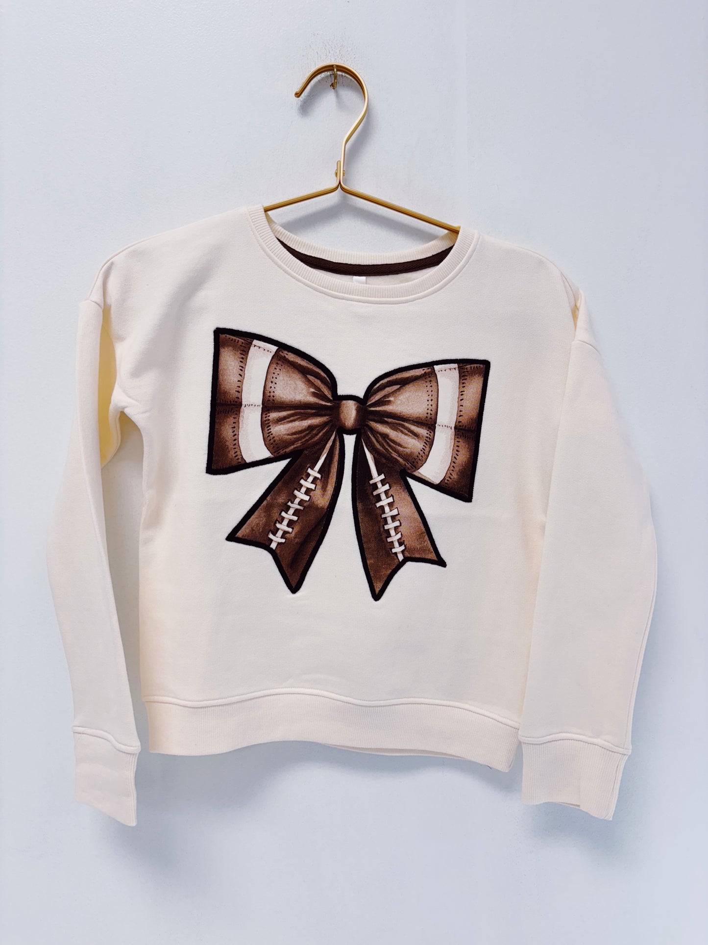 Sweet Soul Gardenia Bow Patch Sweatshirt