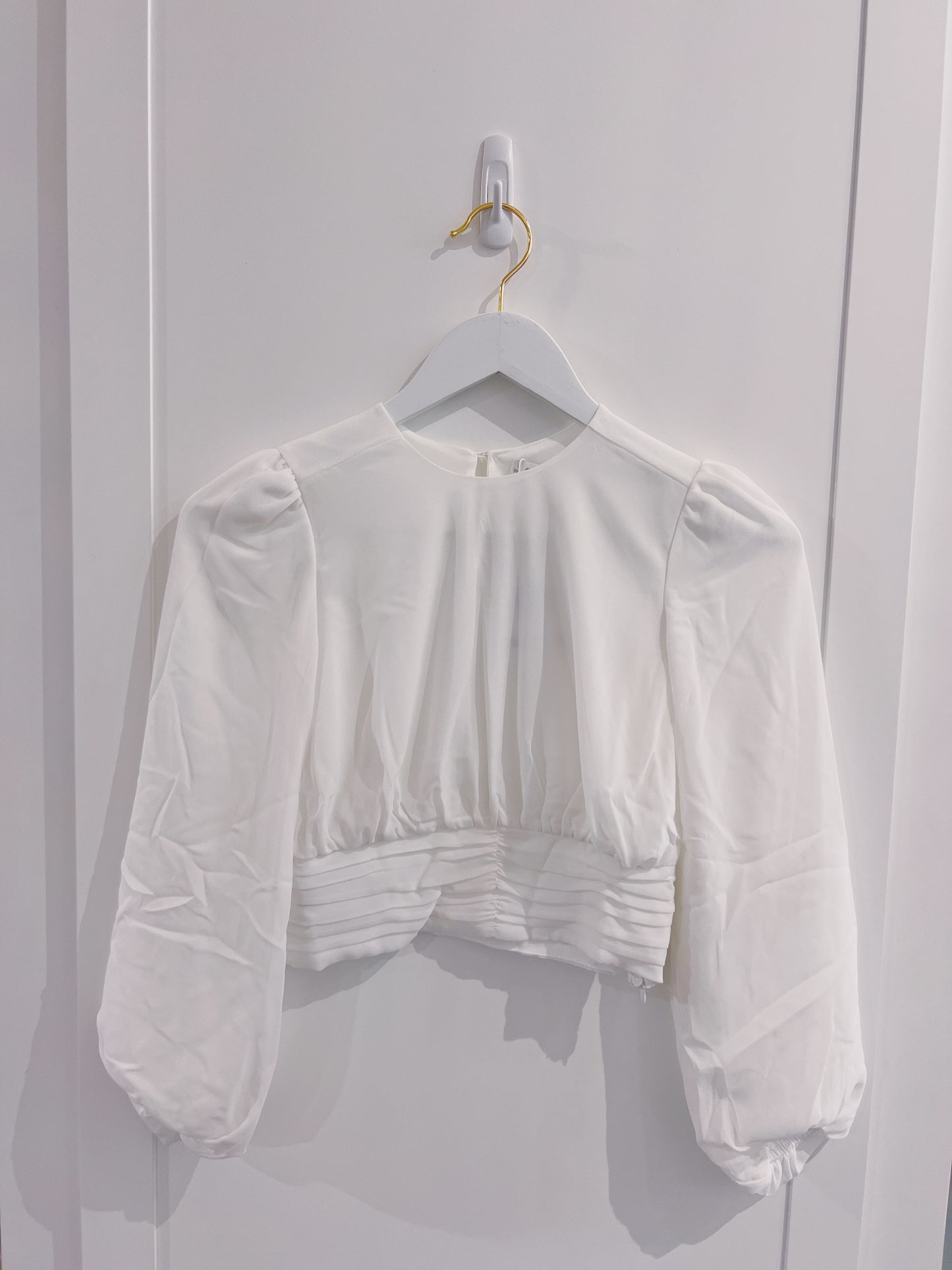 Mayoral Ivory Gauze Blouse