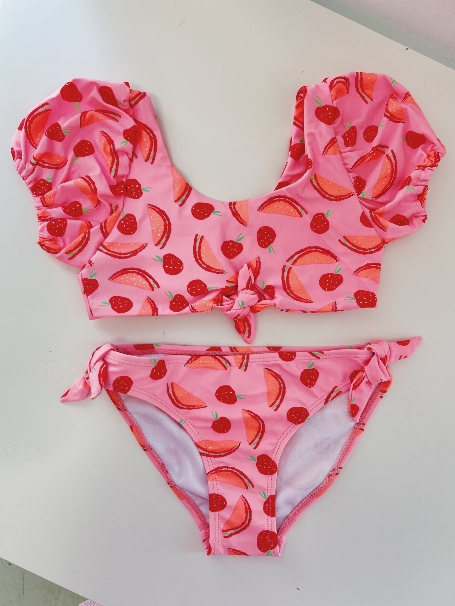 Snapper Rock Berry Sweet Knot Front Bikini