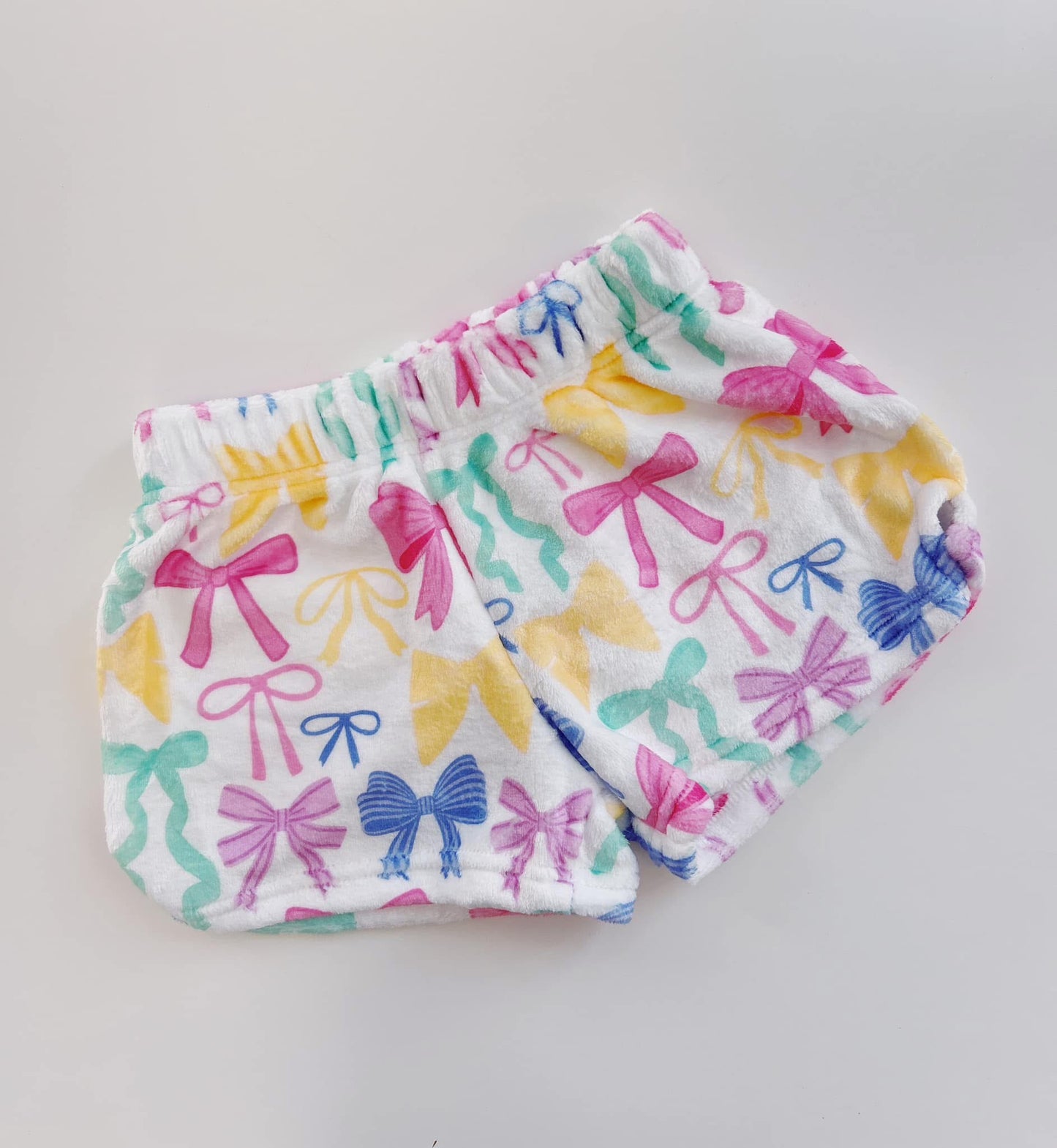 Pretty Bows Plush PJ Shorts