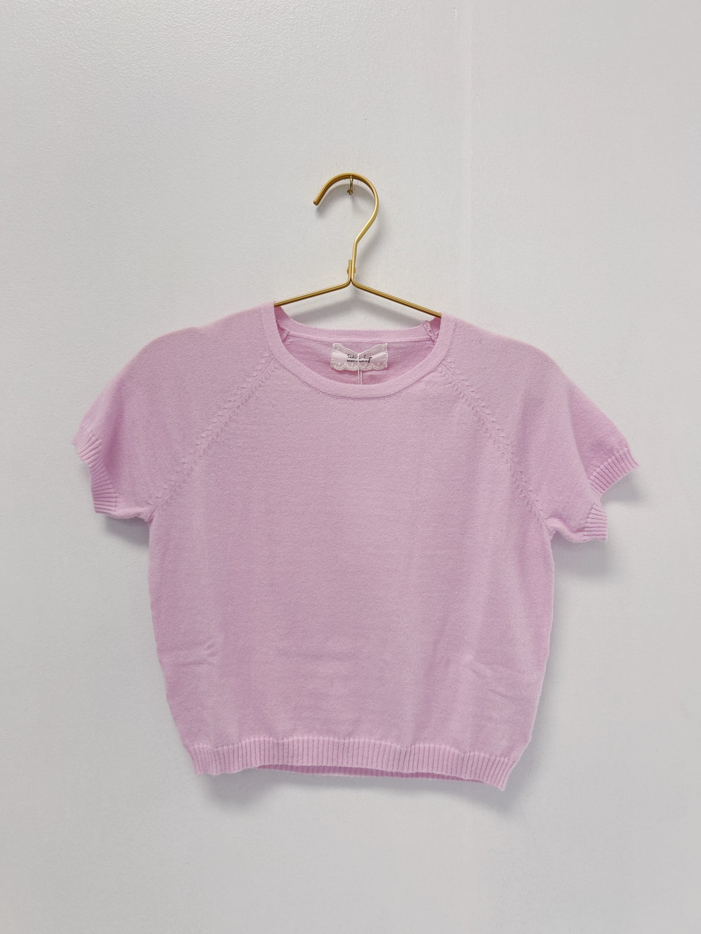 Sadie & Sage Lavender Set the Tone Crewneck Sweater