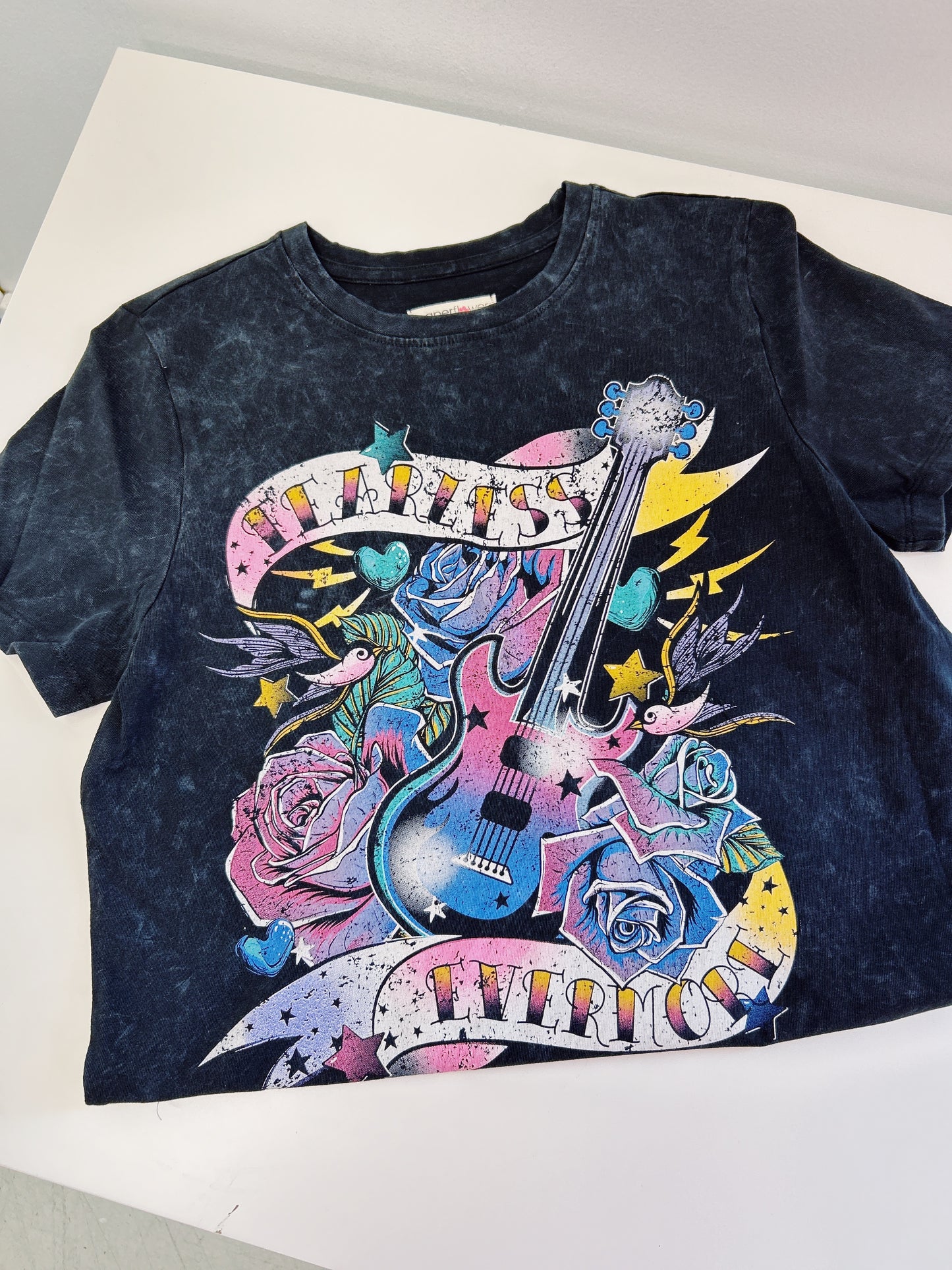 Sweet Soul Black Rock and Roll Guitar Tee