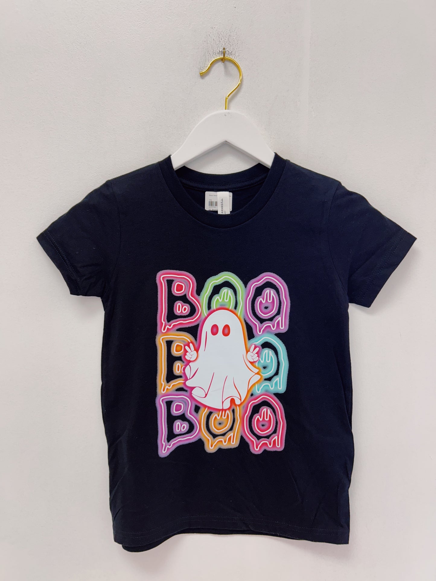 Black Neon BOO Graphic Tee