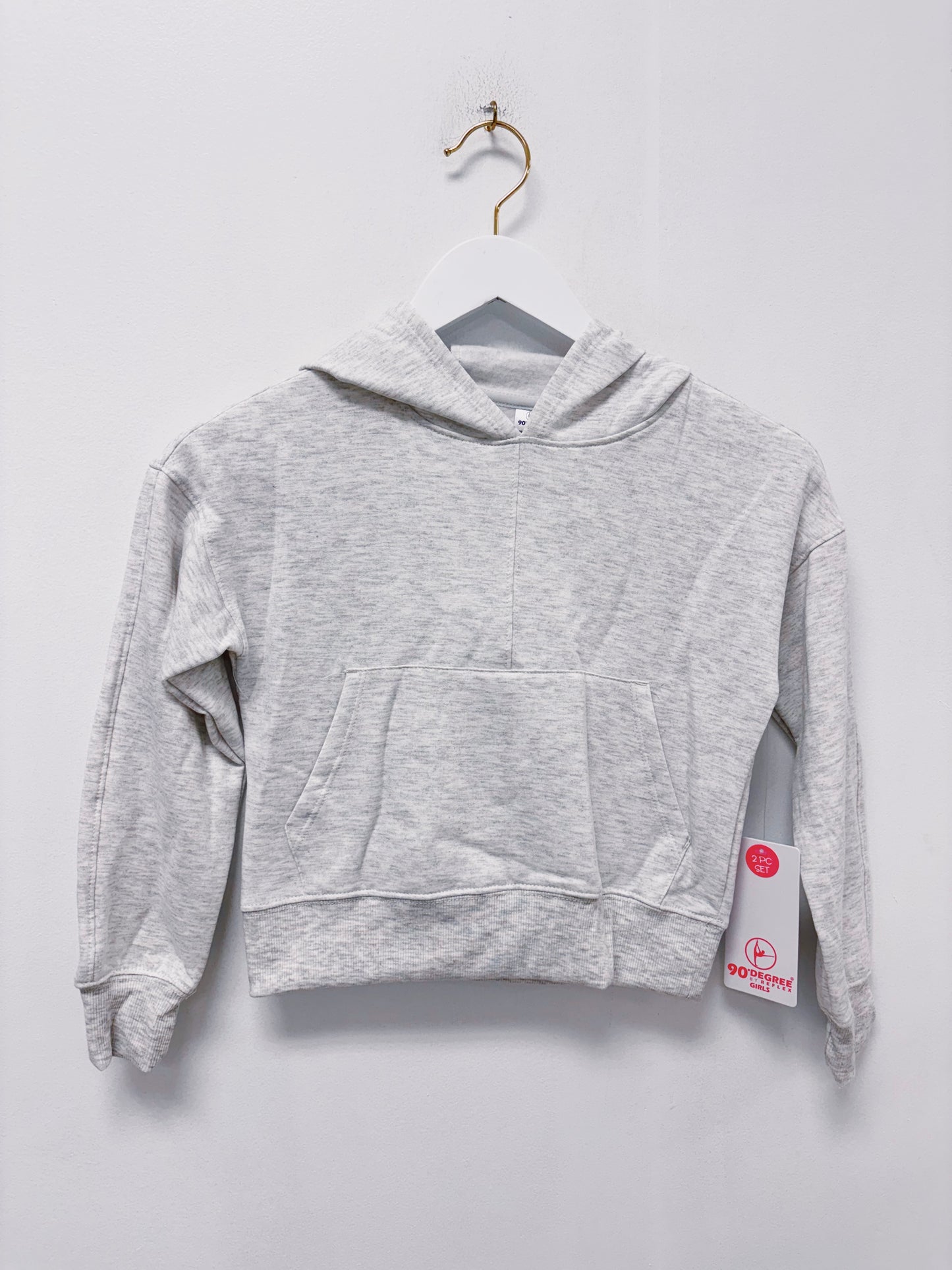Heather Gray Pullover Skort Set