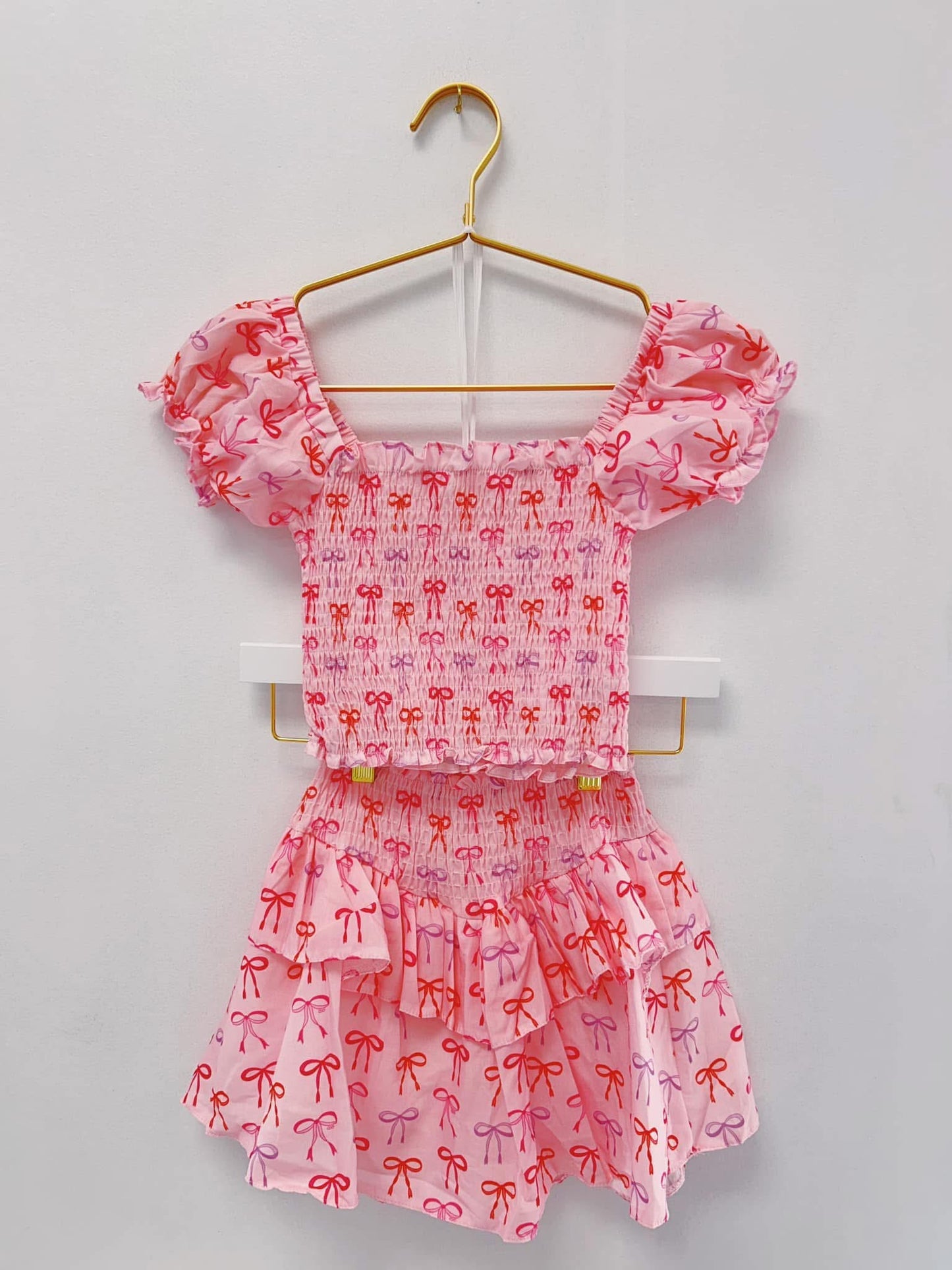 Tweenstyle Bow Print Skirt Set