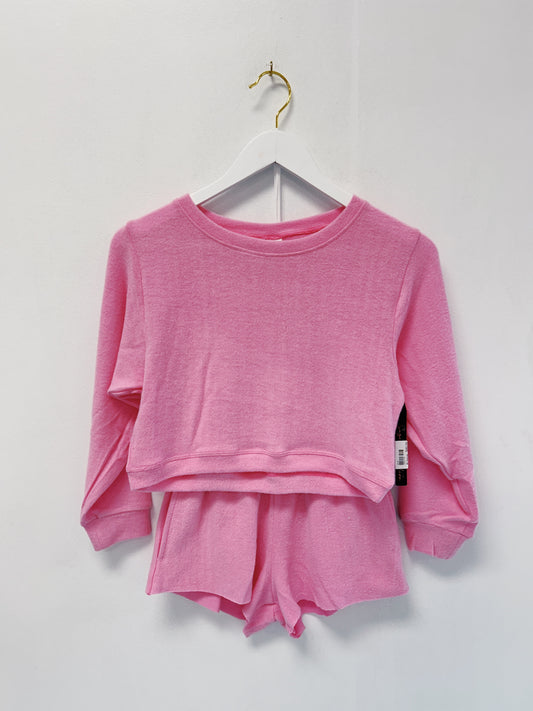 Begonia Pink Cuddle Soft Short Set