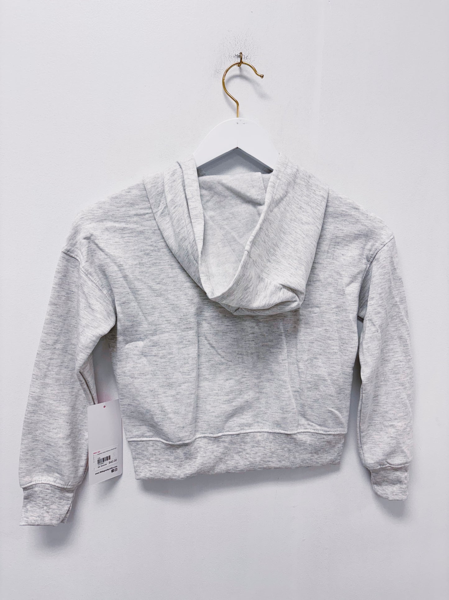 Heather Gray Pullover Skort Set
