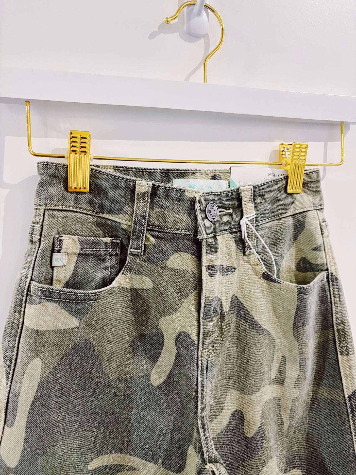 Kan Can Camo Wide Leg Jean