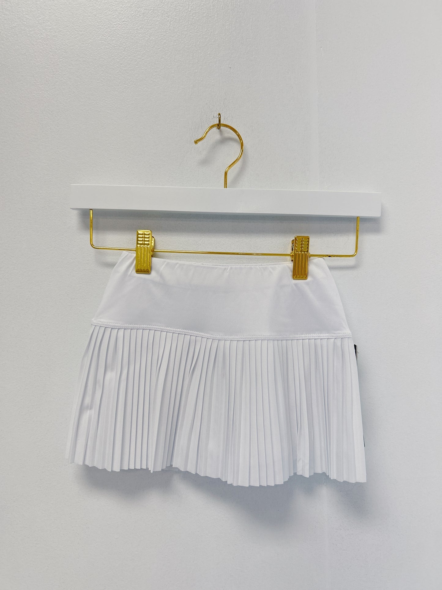 Pleated Skort- White