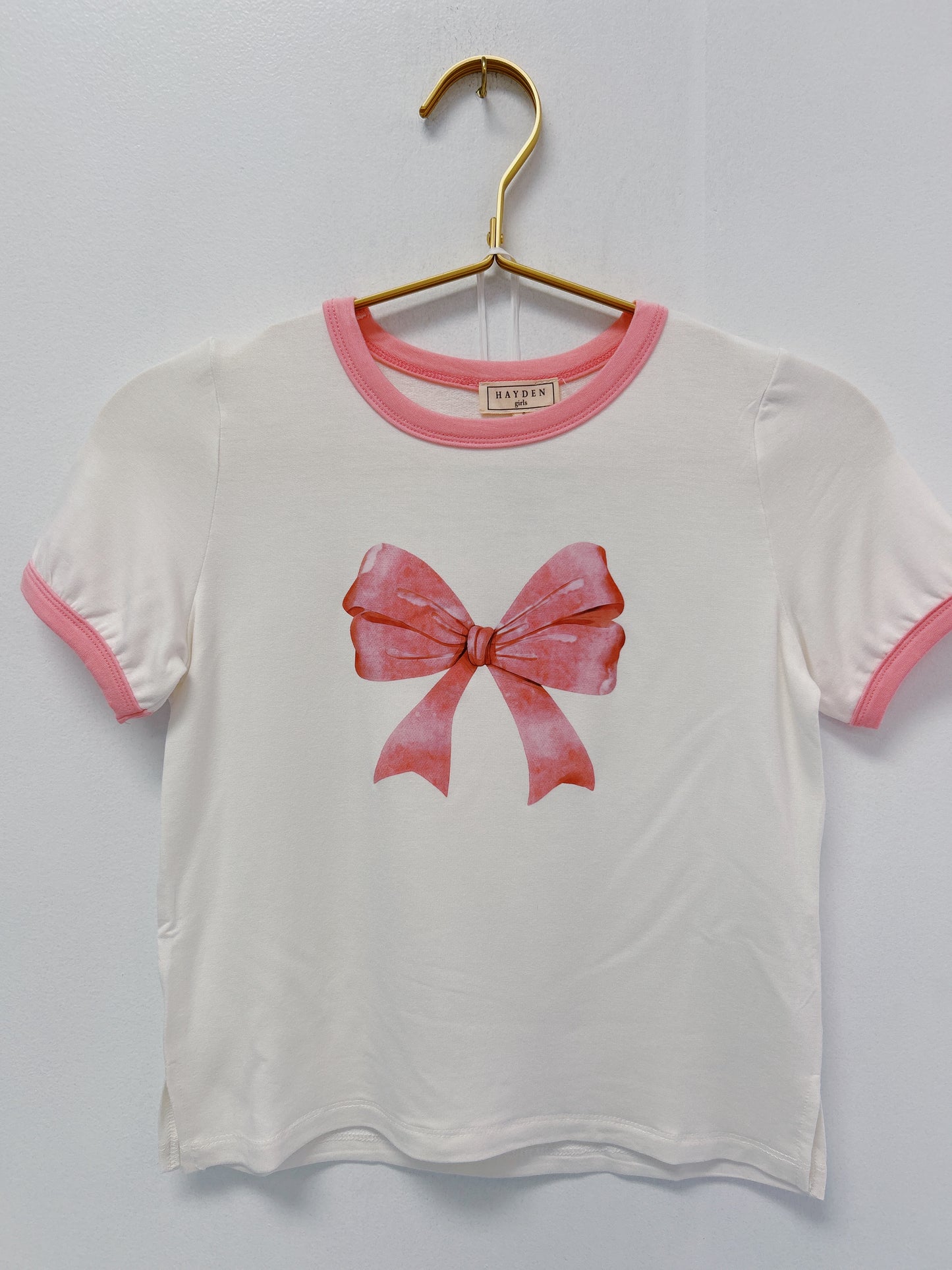 Hayden Pink Bow Top