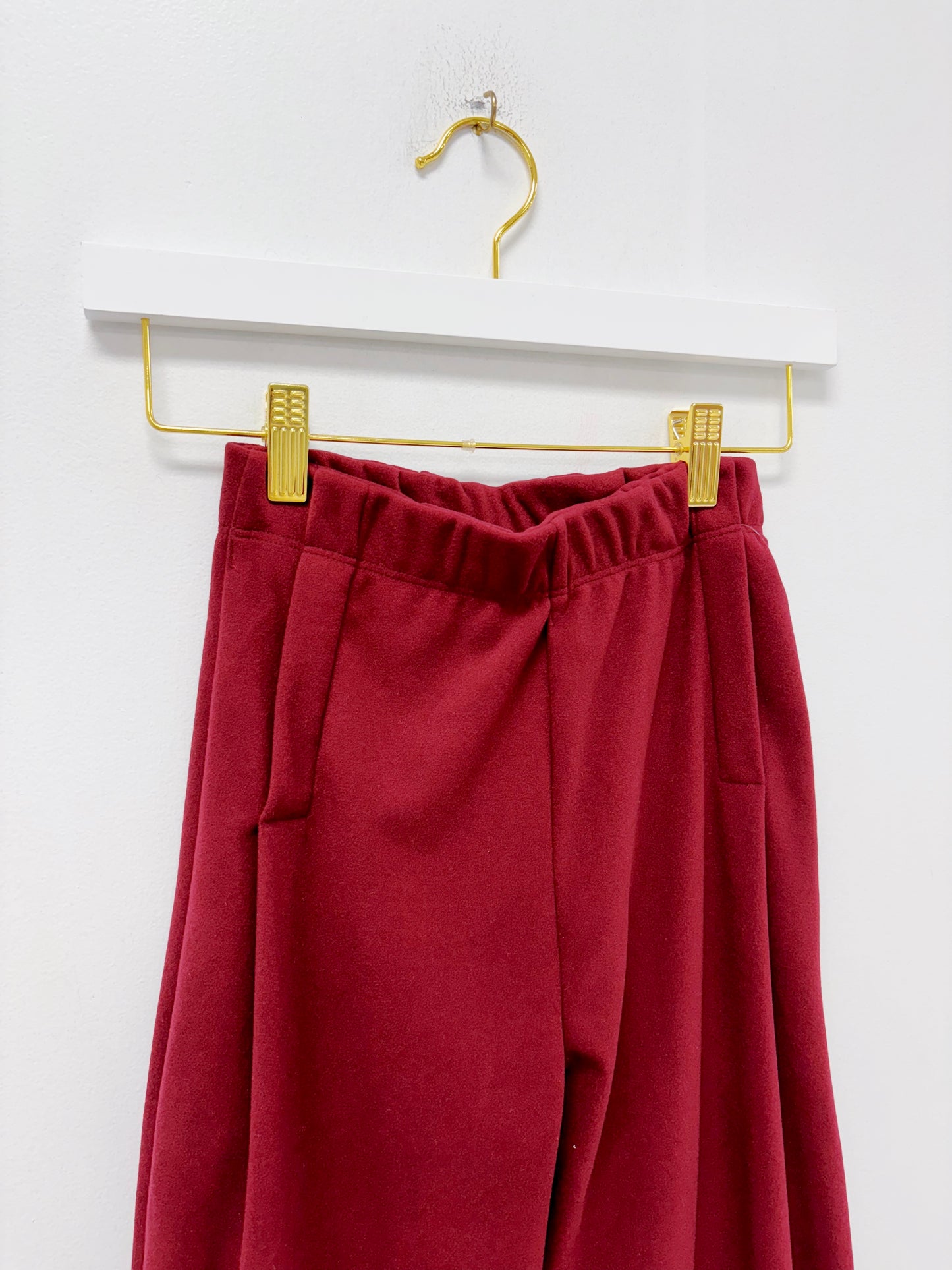 Erge Burgundy Ponti Pant