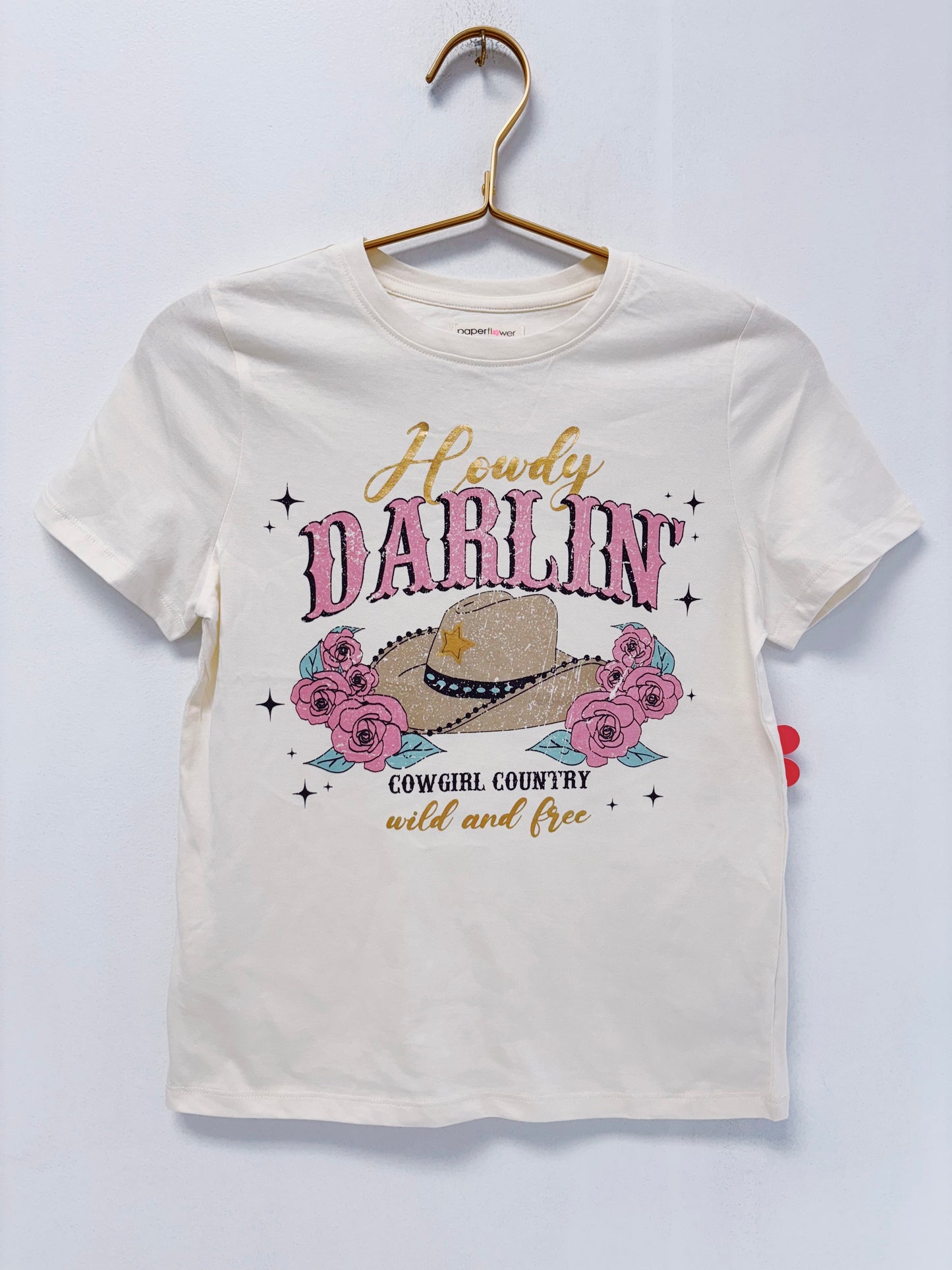 Paper Flower Gardenia Howdy Darlin Tee