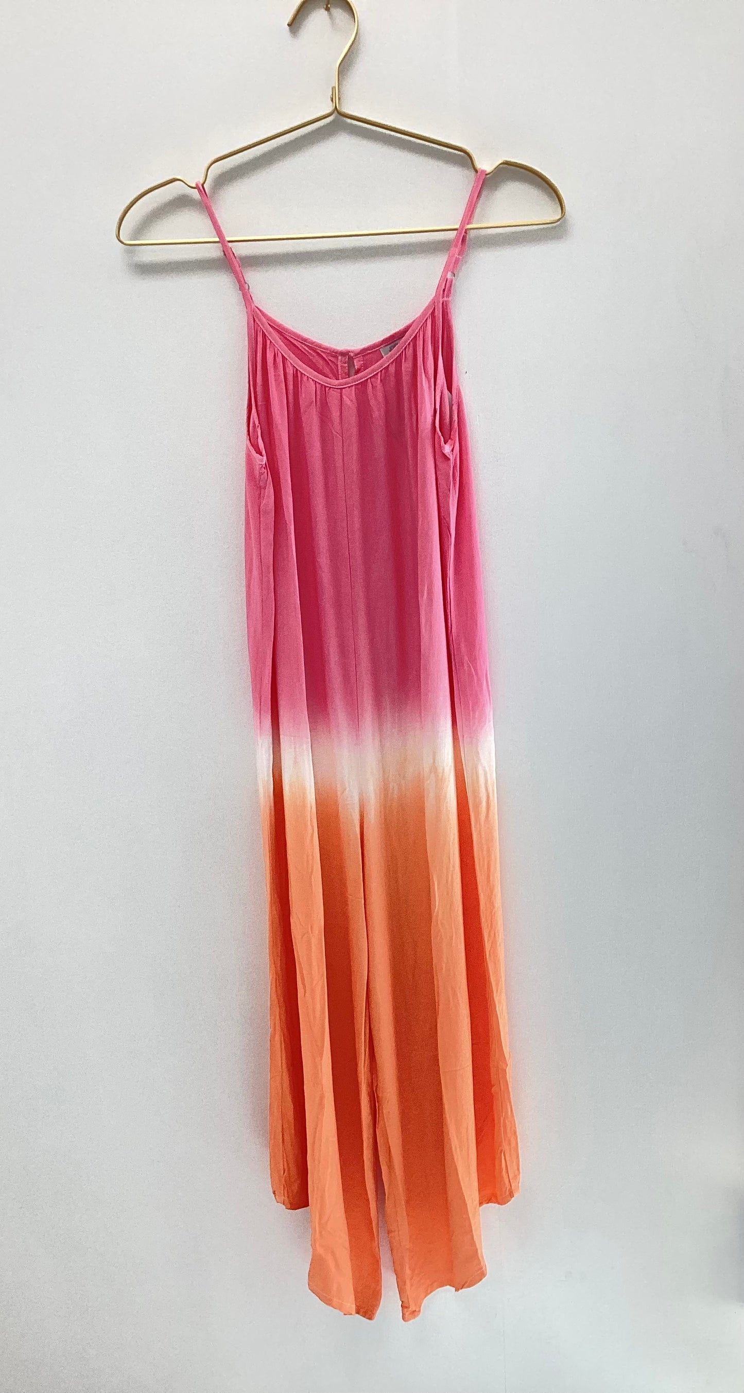 Joyous & Free Dip Dye Pink Orange Cove Romper