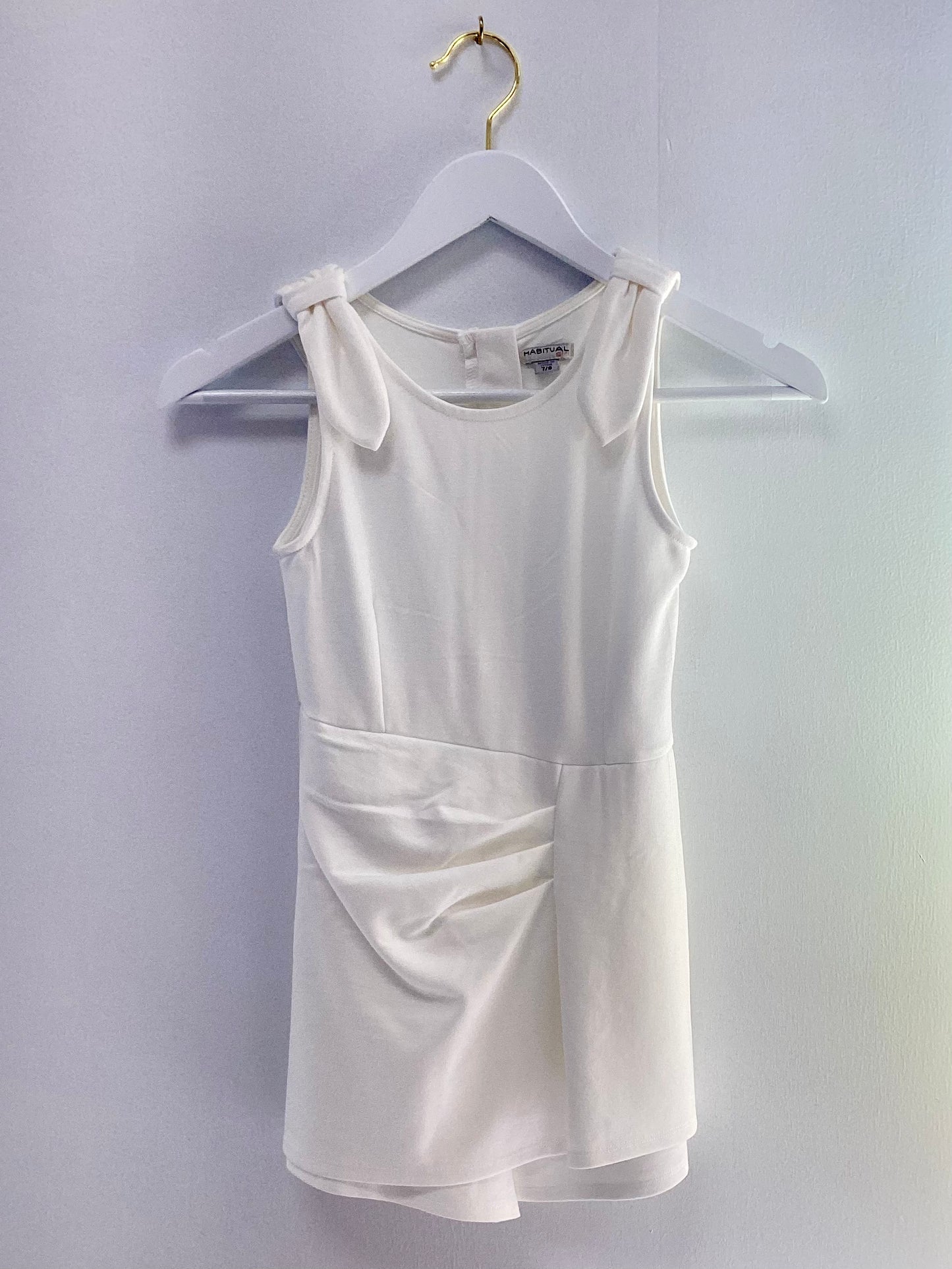 Habitual Girl White Knit Romper