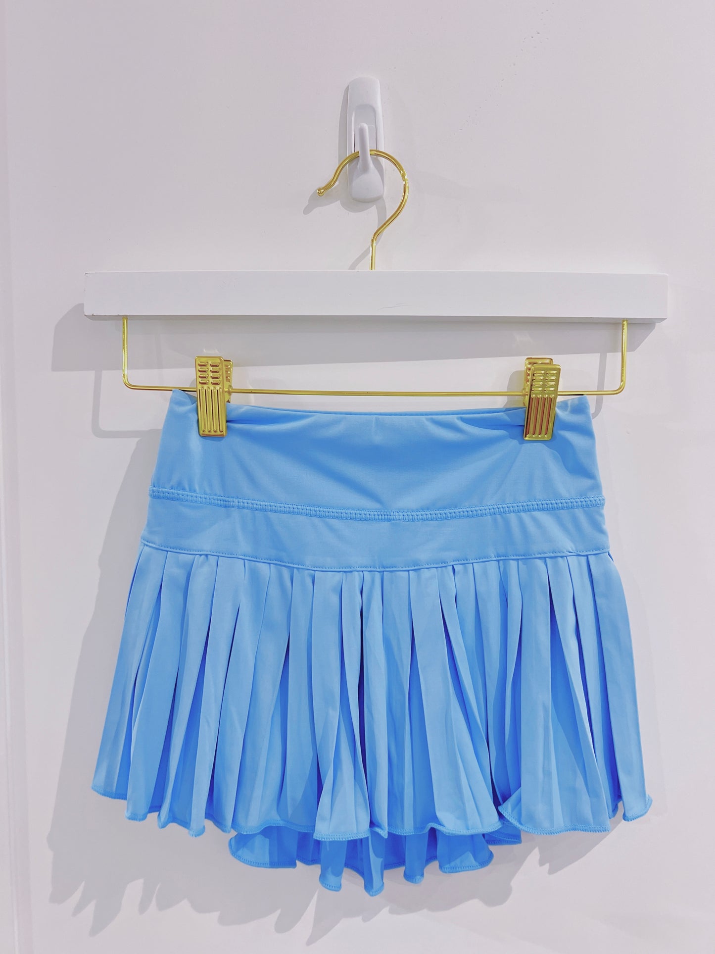 Mini Pleated Skort- Light Blue