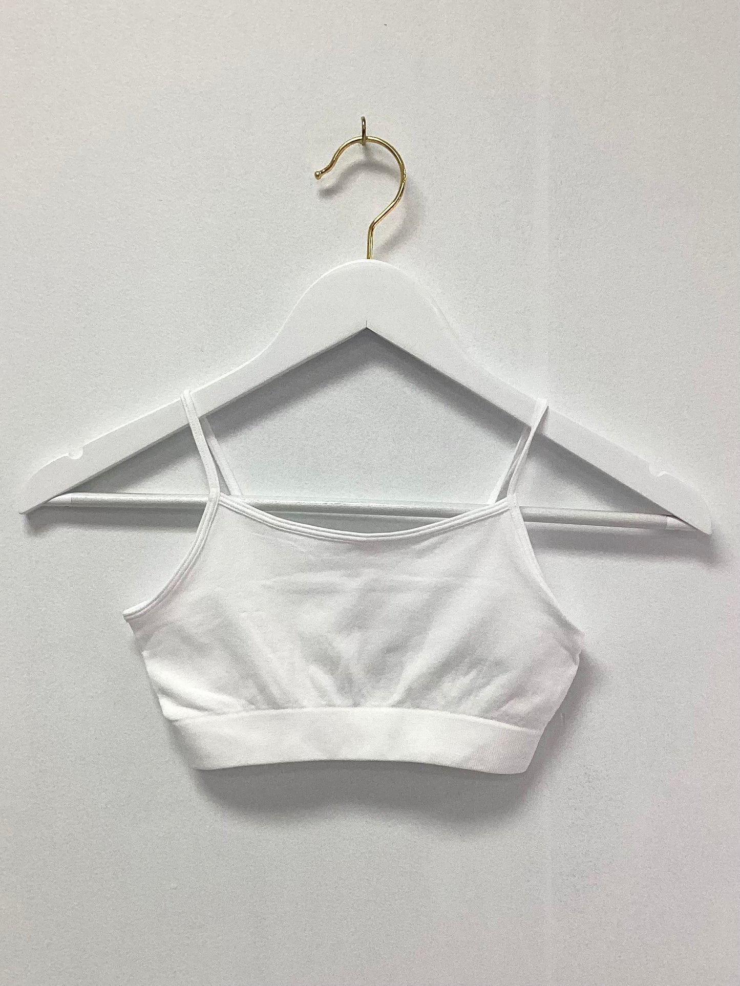 Seamless Basic Bralette- White