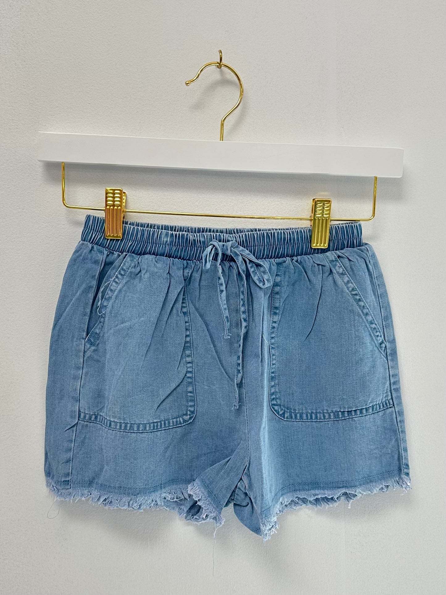 Hayden Soft Denim Drawstring Short