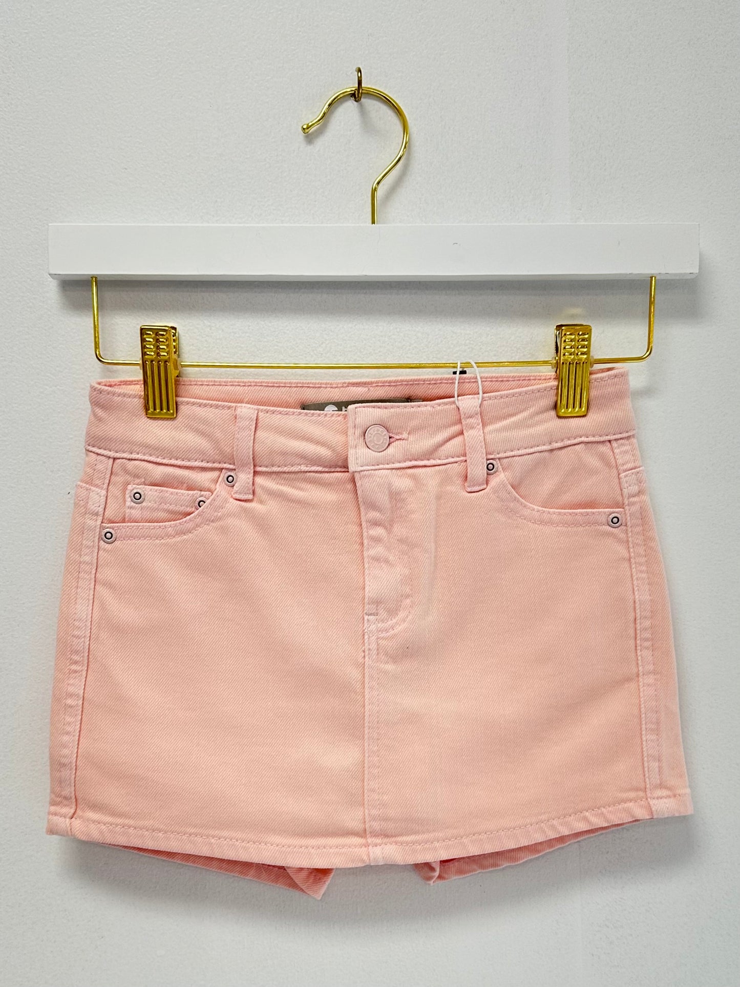 Tractr Color Denim Skort