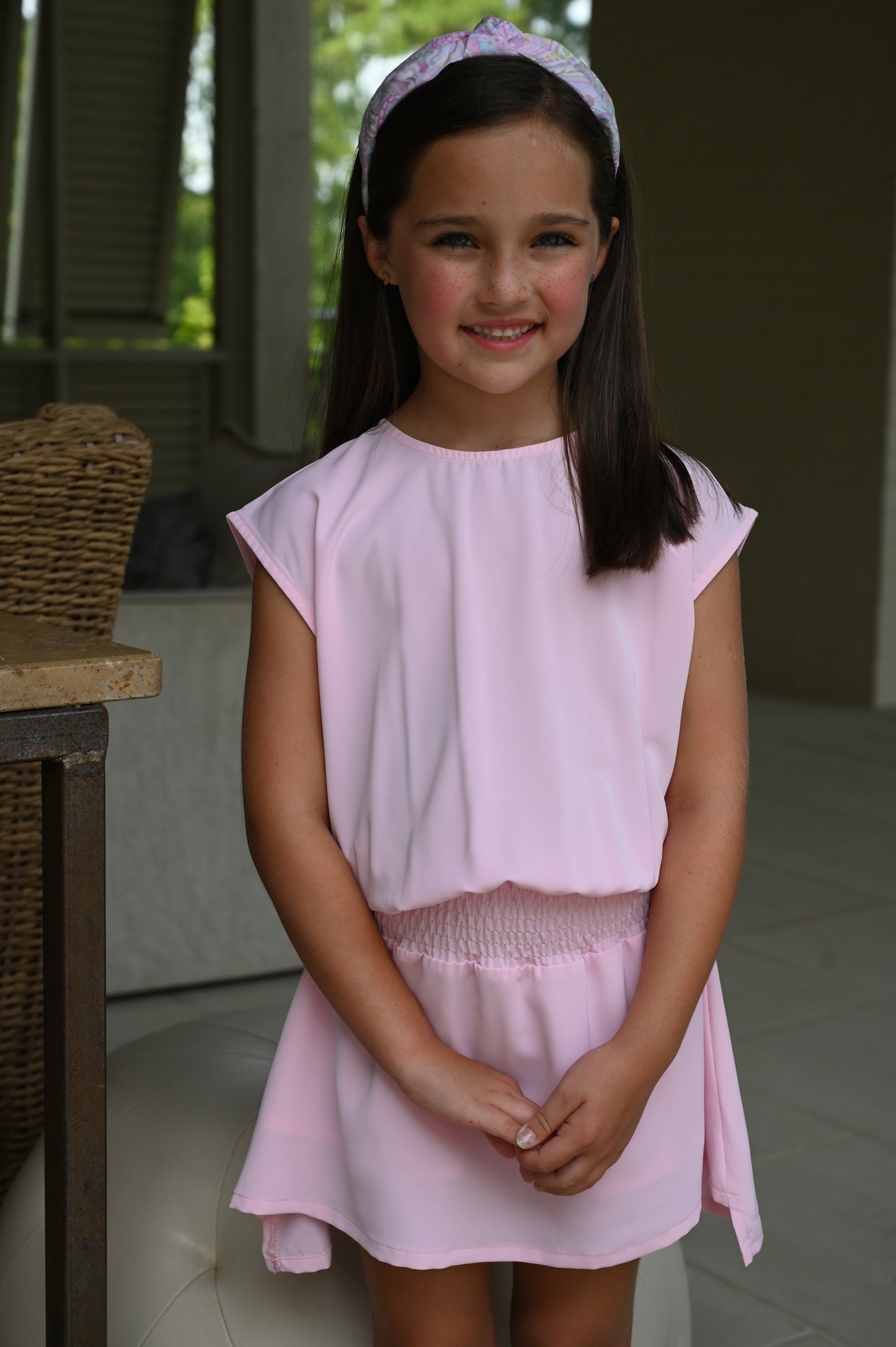 Pleat Peony Josie Dress