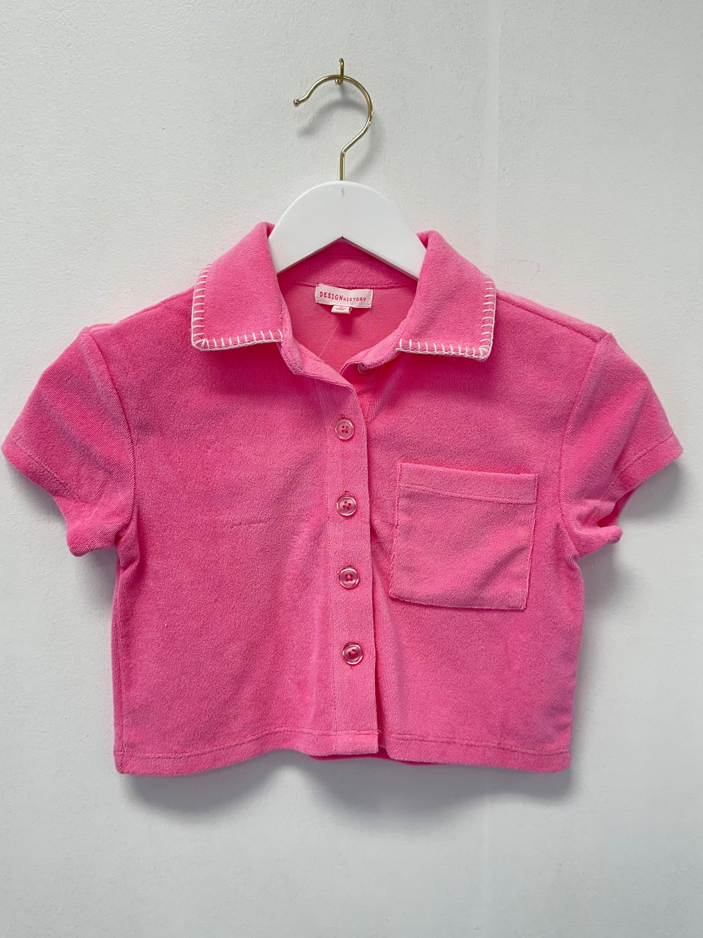 Design History Pink Blast S/S Top