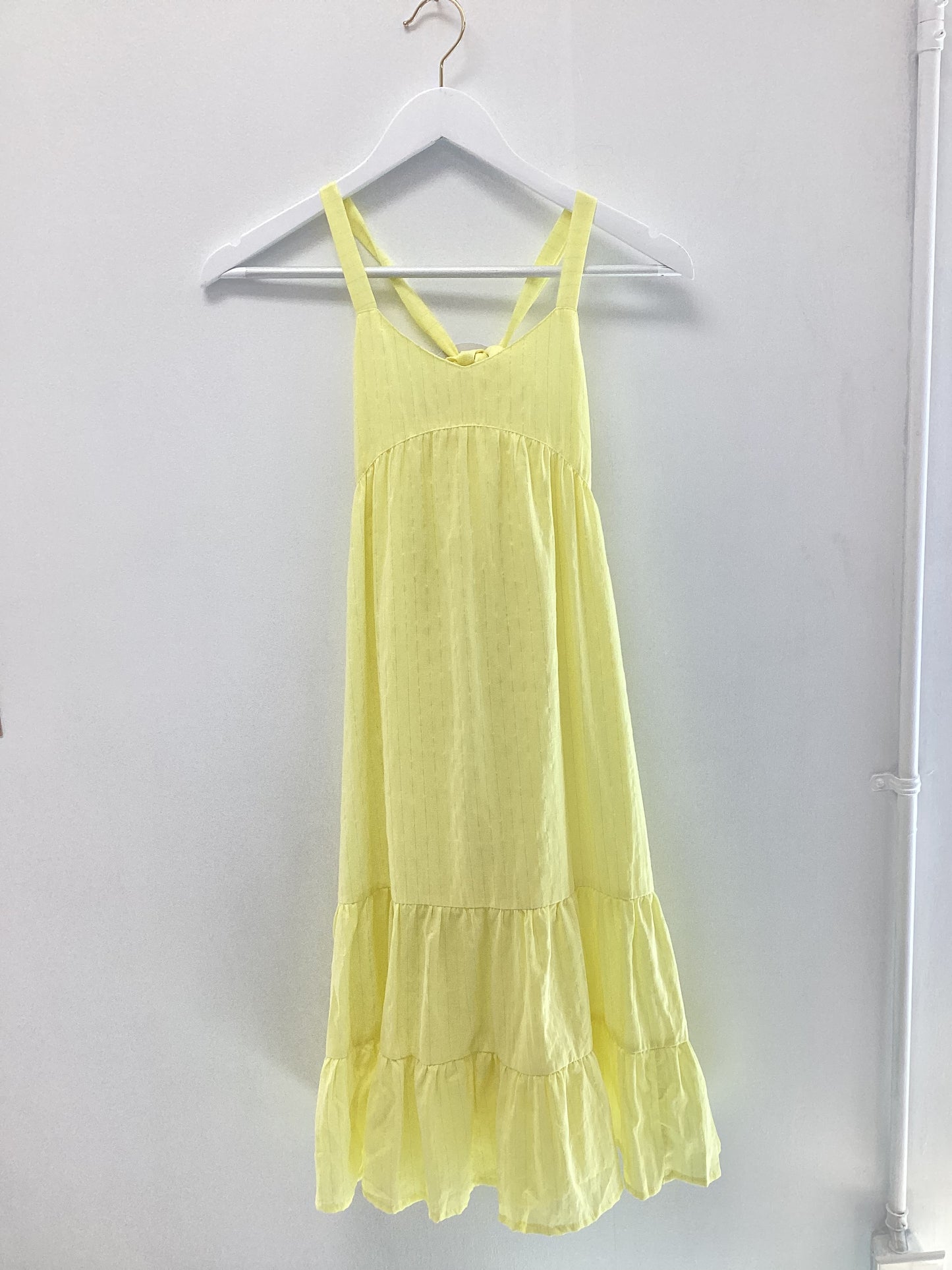 Joyous & Free Yellow Stripe Athena Dress