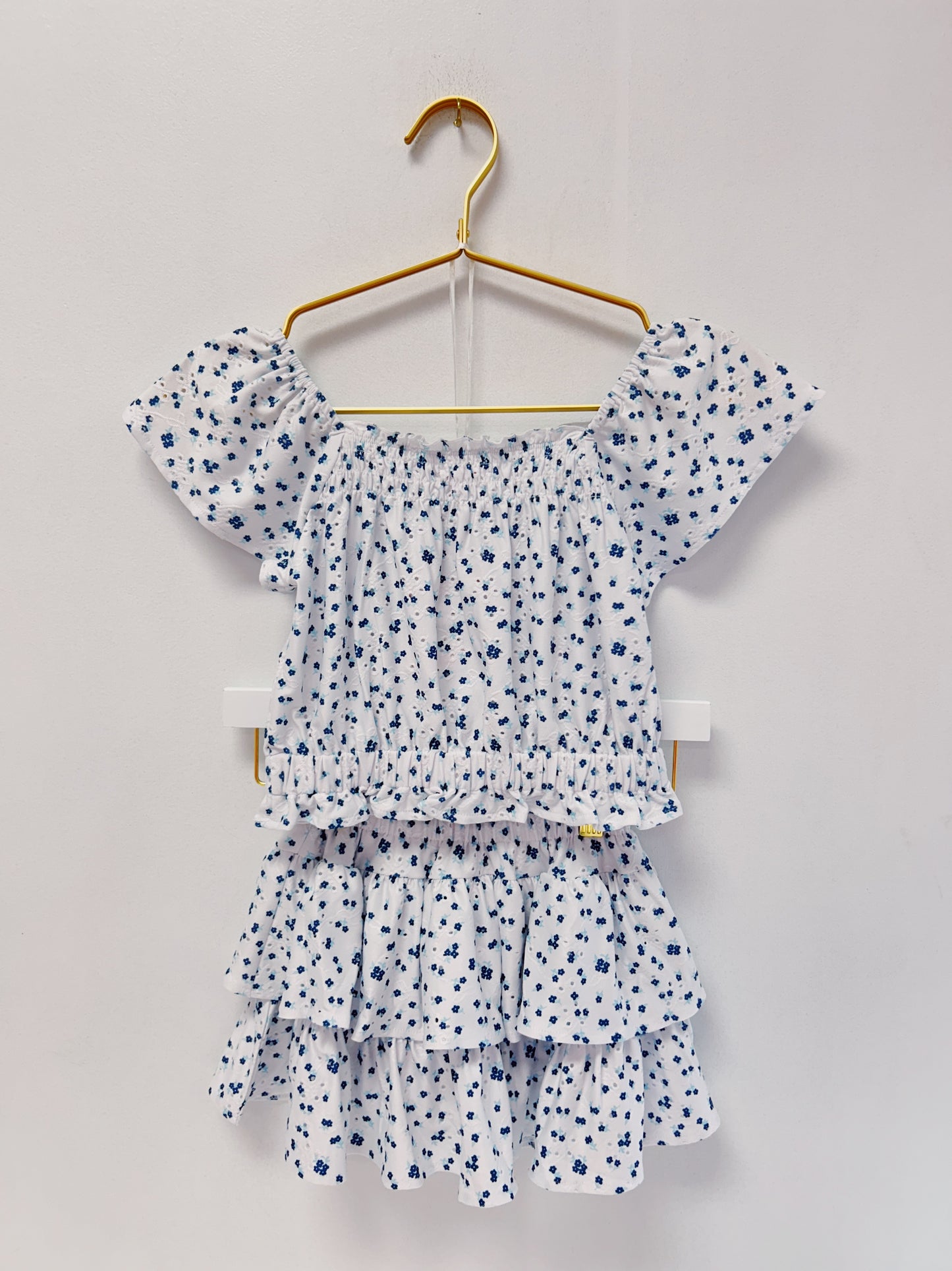 Design History Blue Waves S/S Top