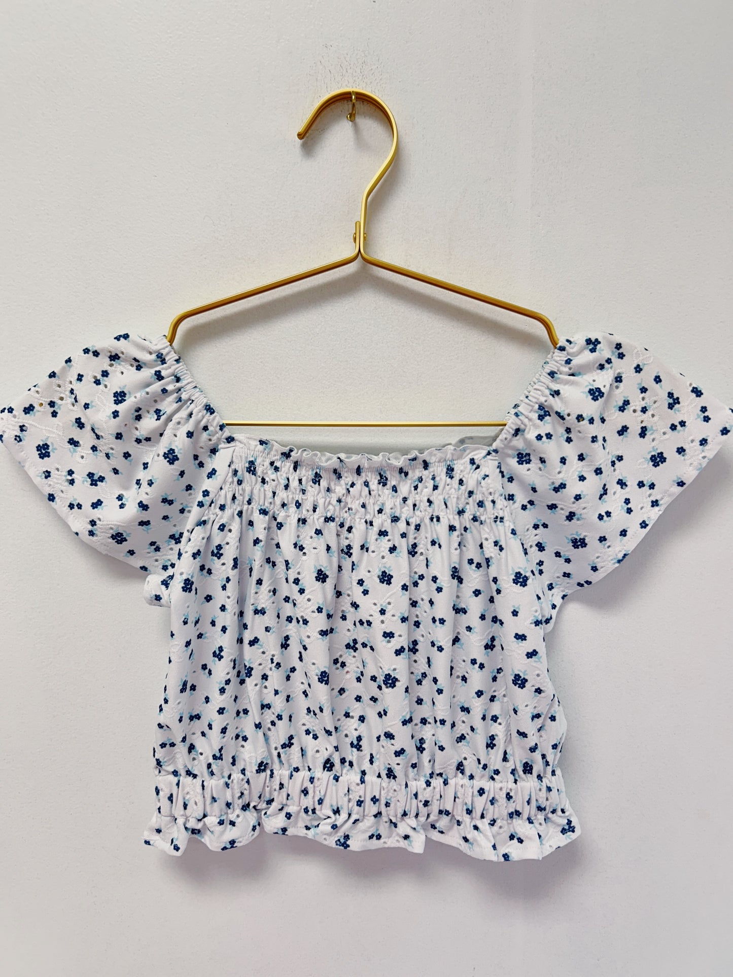 Design History Blue Waves S/S Top