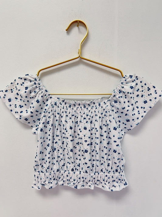 Design History Blue Waves S/S Top