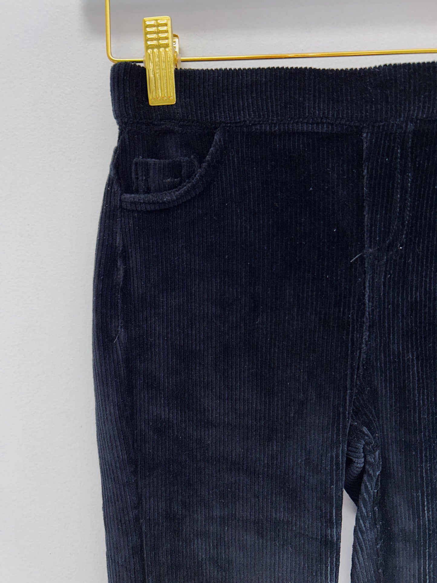 Tractr Black Cord Pull On Pant