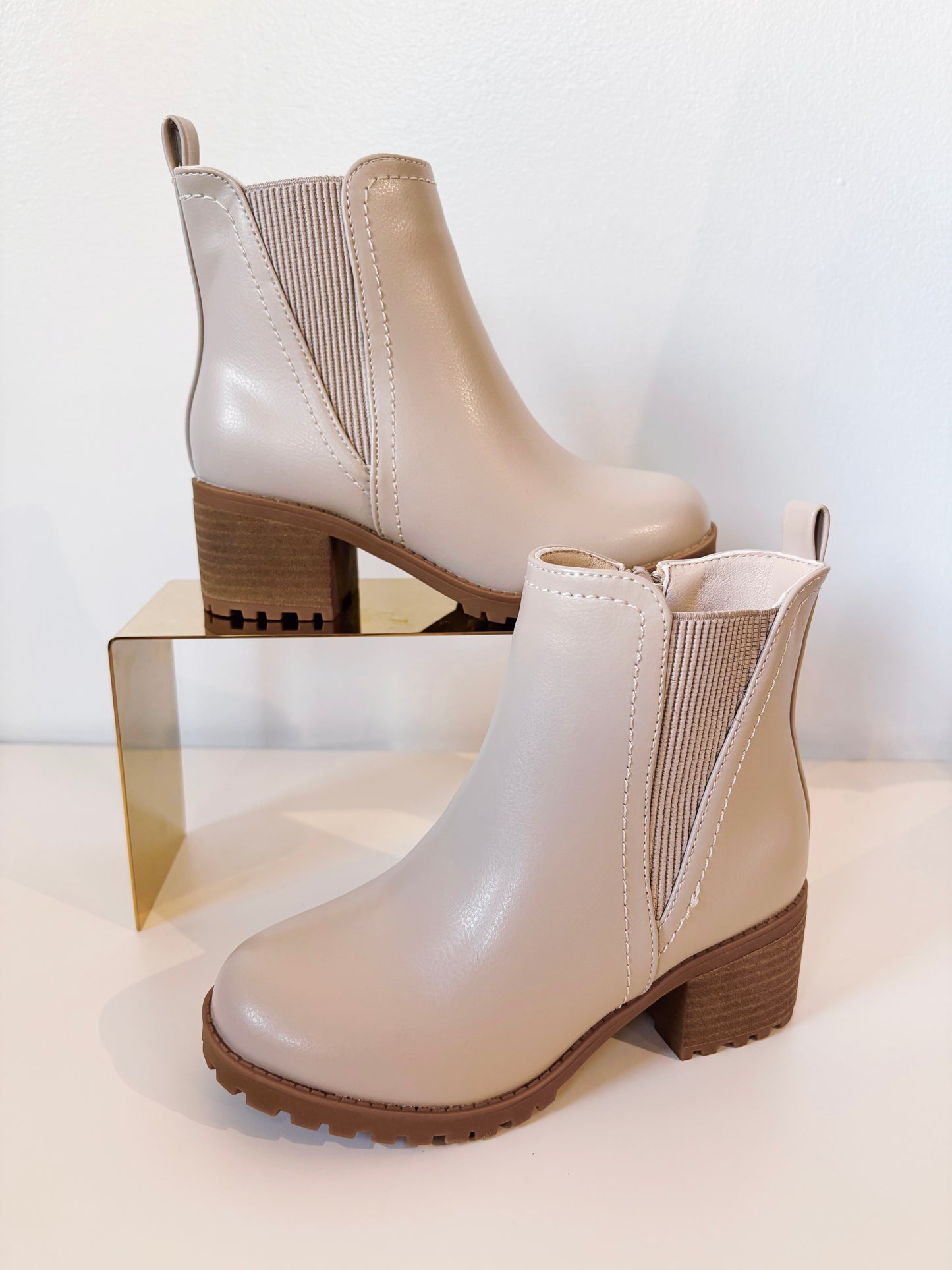 Mia Beige Little Pratt Boot