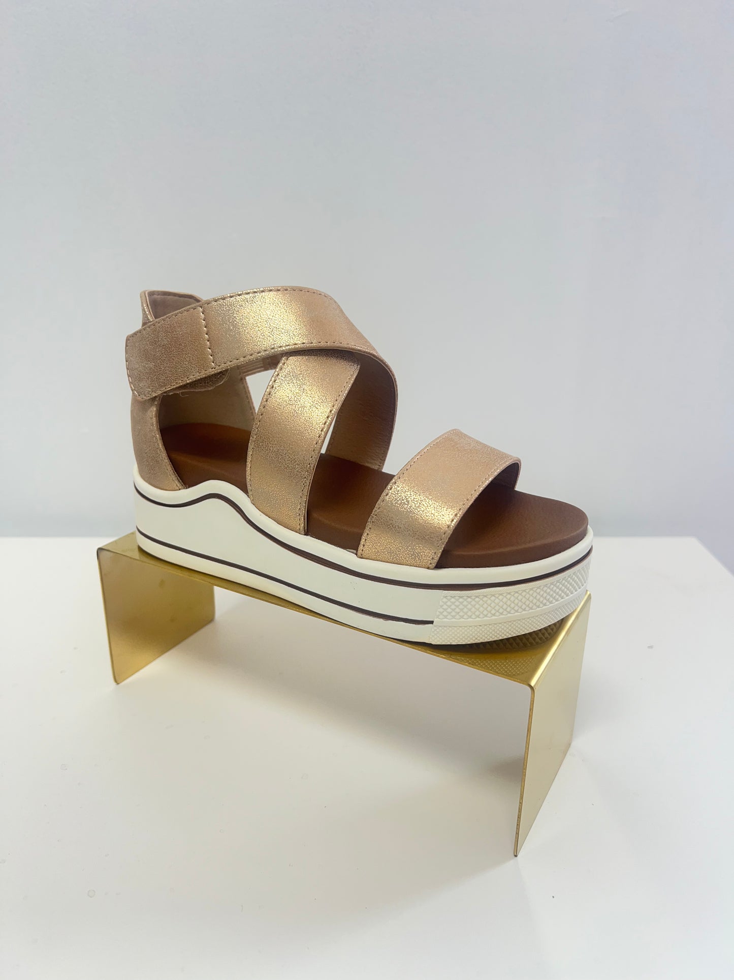 Mia Rose Gold Platform Sandal