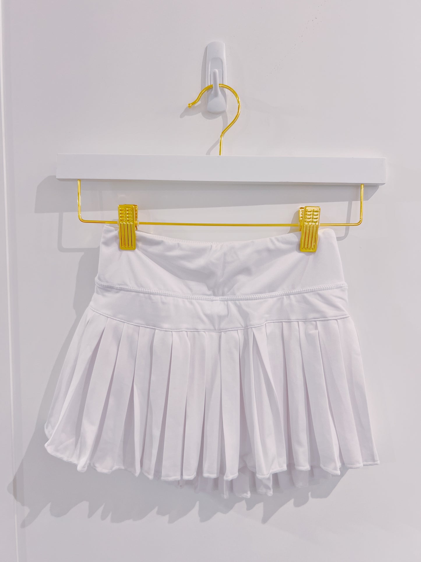 Mini Pleated Skort- White
