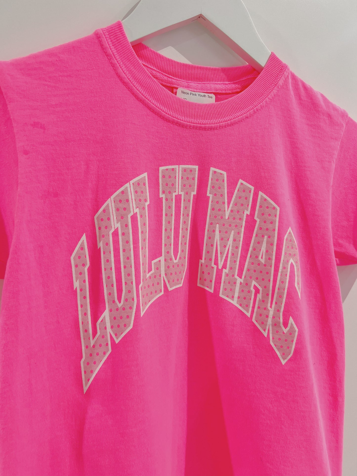 Neon Pink Lulu Mac Tee
