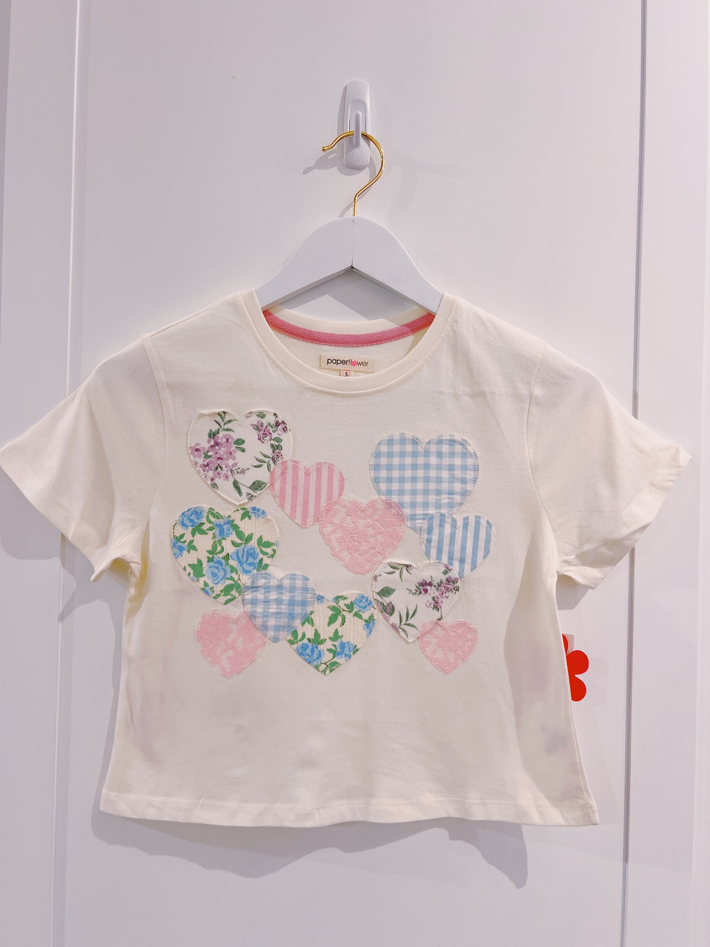 PF Hearts Applique Top
