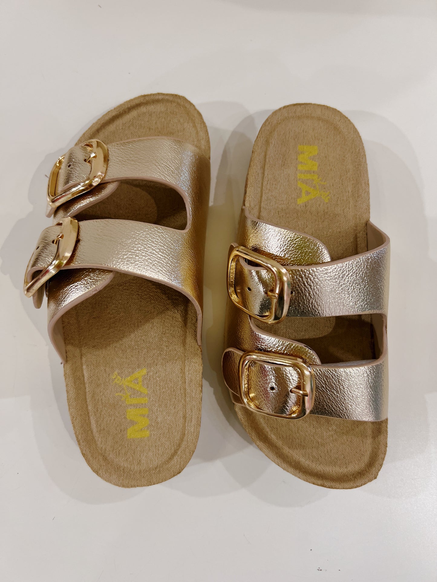 MIA Kids Little Belky Gold 2 Strap Sandal