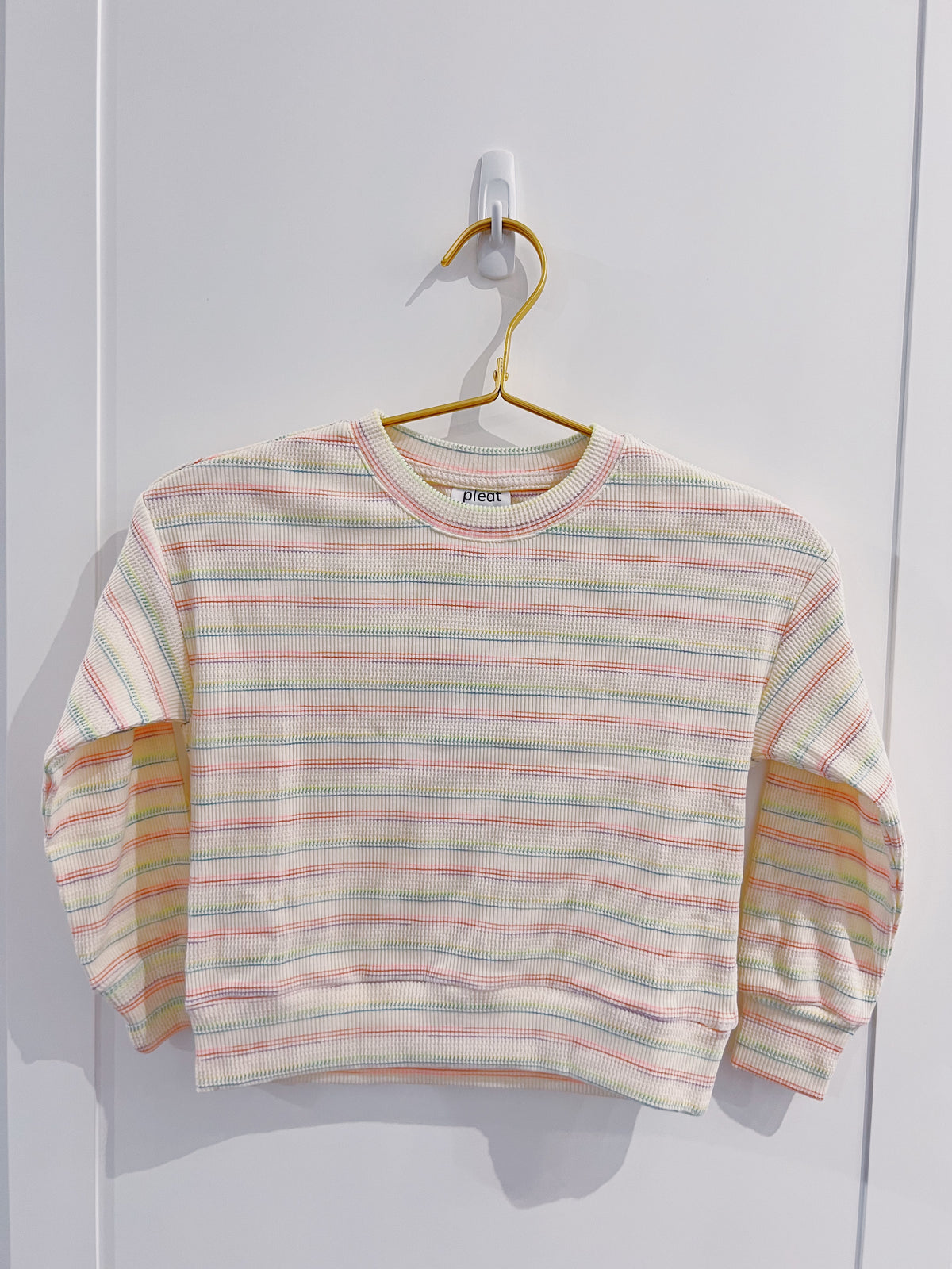 Pleat Rainbow Natalie Top