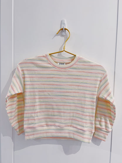 Pleat Rainbow Natalie Top